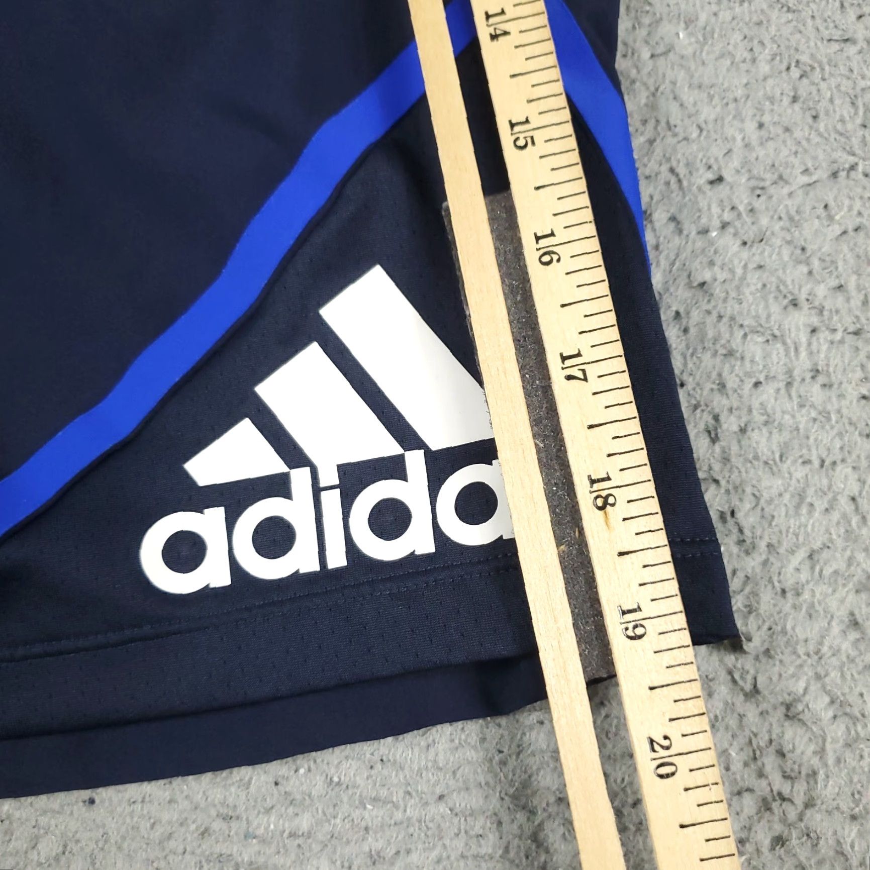 Adidas Adidas Shorts Mens Small Blue Athletic Running Jogging Track Gym Shorts blue Adidas Mens S Size US 29 - 5 Thumbnail