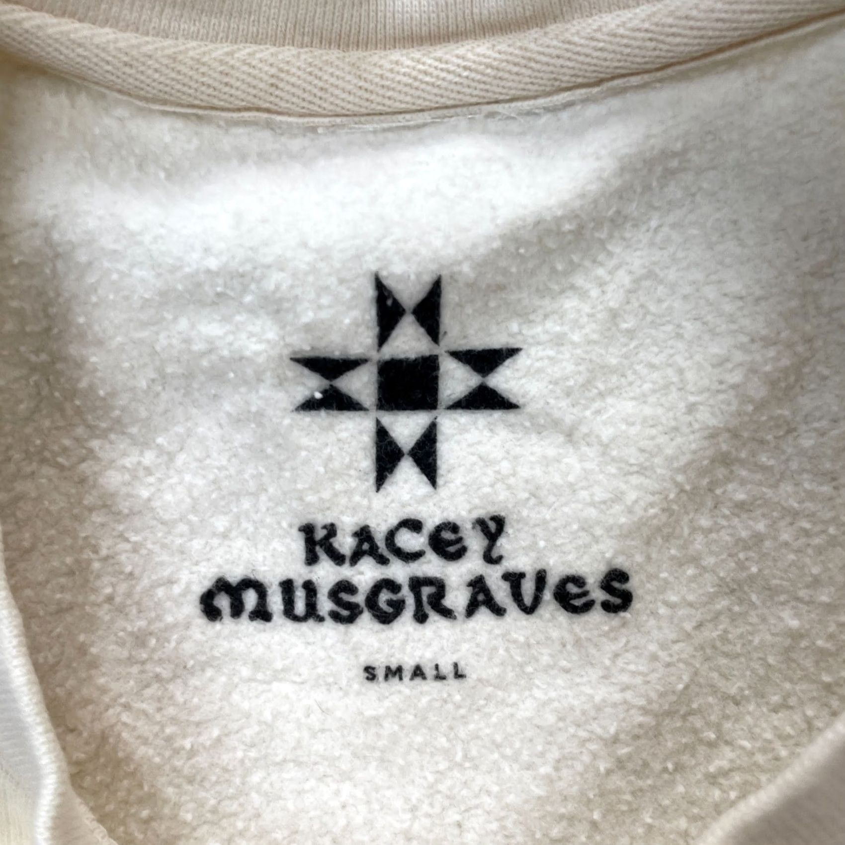 Vintage Kacey Musgraves Sweatshirt Womens Small Beige Breakfast Club Graphic Print Lined Sweatshirt Size S / US 4 / IT 40 - 3 Thumbnail