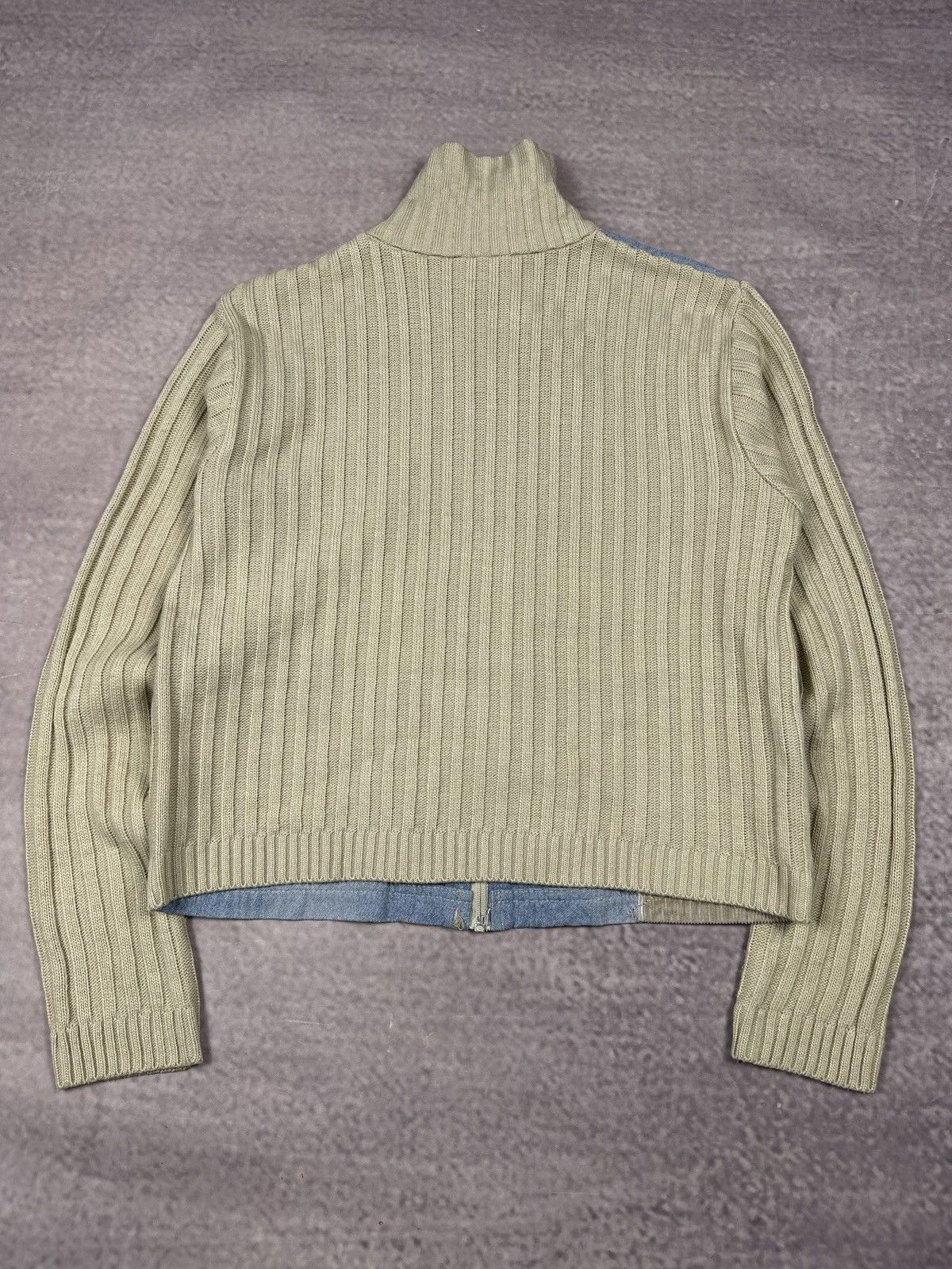 Vintage Vintage Crazy World LGB Style Patchwork Zip Sweater Size M / US 6-8 / IT 42-44 - 2 Thumbnail