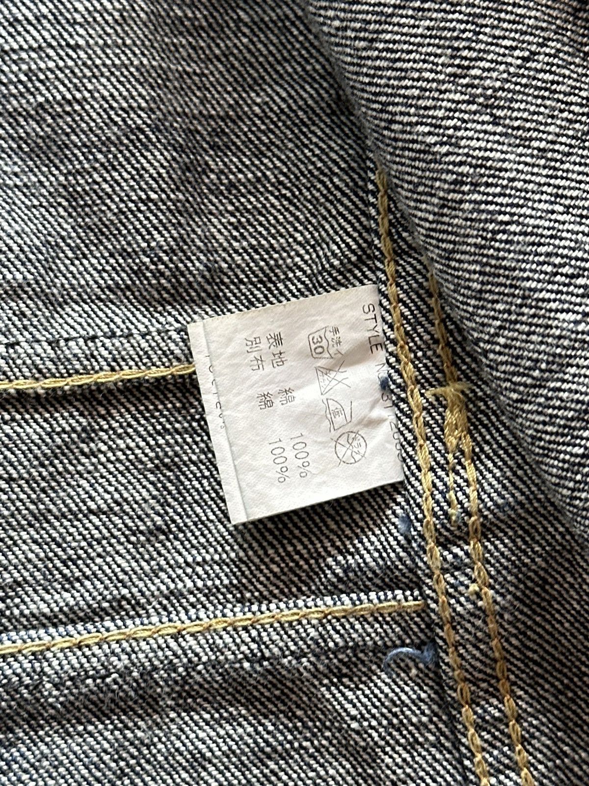 Schott 90s Perfecto by Schott Nyc Zip Up Selvedge Raw Denim Jacket Size US M / EU 48-50 / 2 - 13 Thumbnail