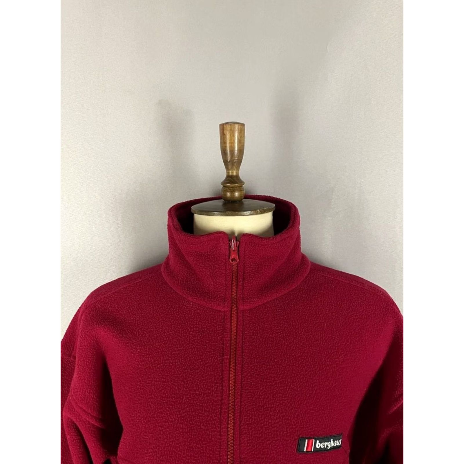 Berghaus Berghaus Sweatshirt Mens Size L Red Polyester Long Sleeve Full-Zip Fleece Size US L / EU 52-54 / 3 - 4 Thumbnail