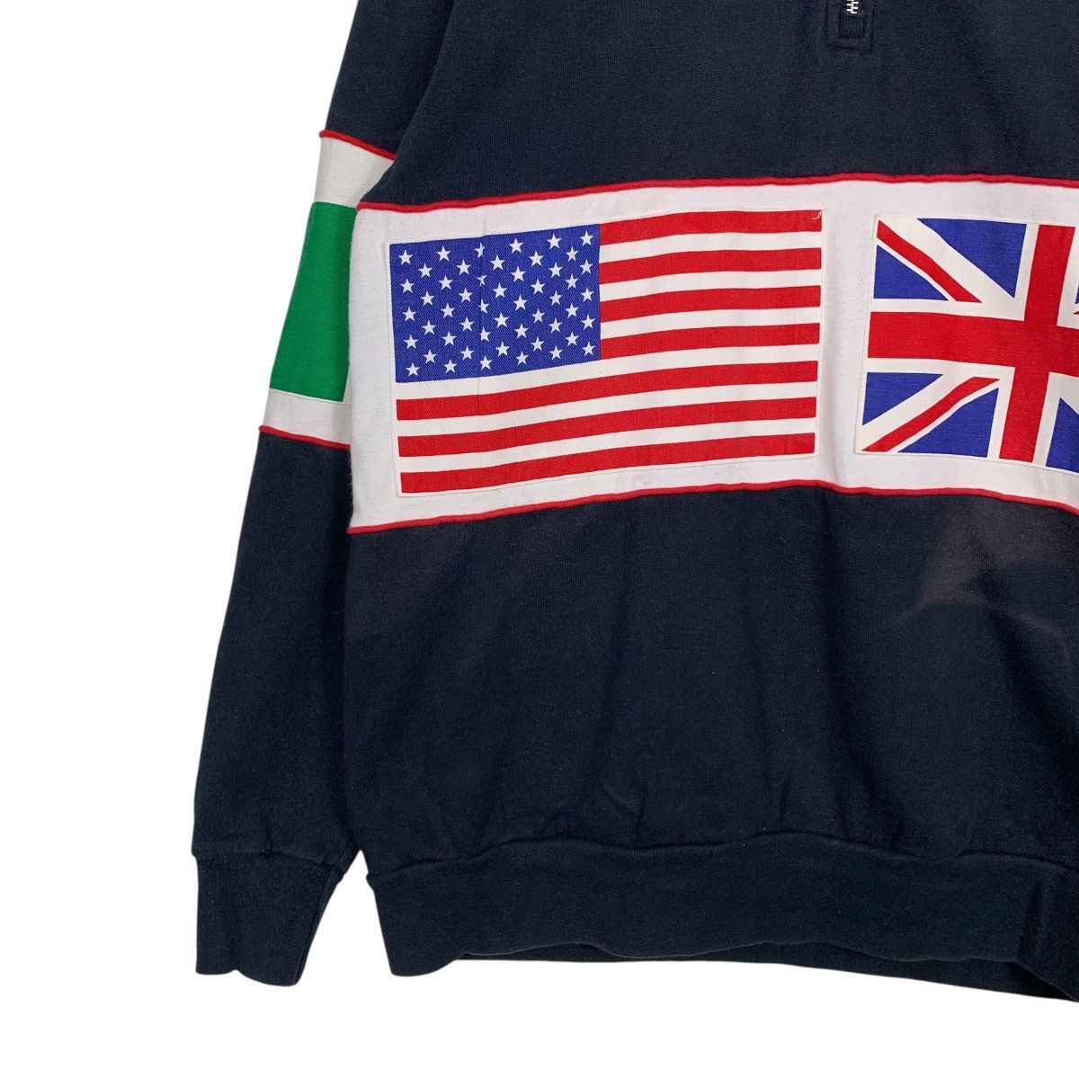 Vintage JOHN GALT CALIFORNIA Flags Logo Sweatshirt #2841-C128 Size US M / EU 48-50 / 2 - 5 Thumbnail