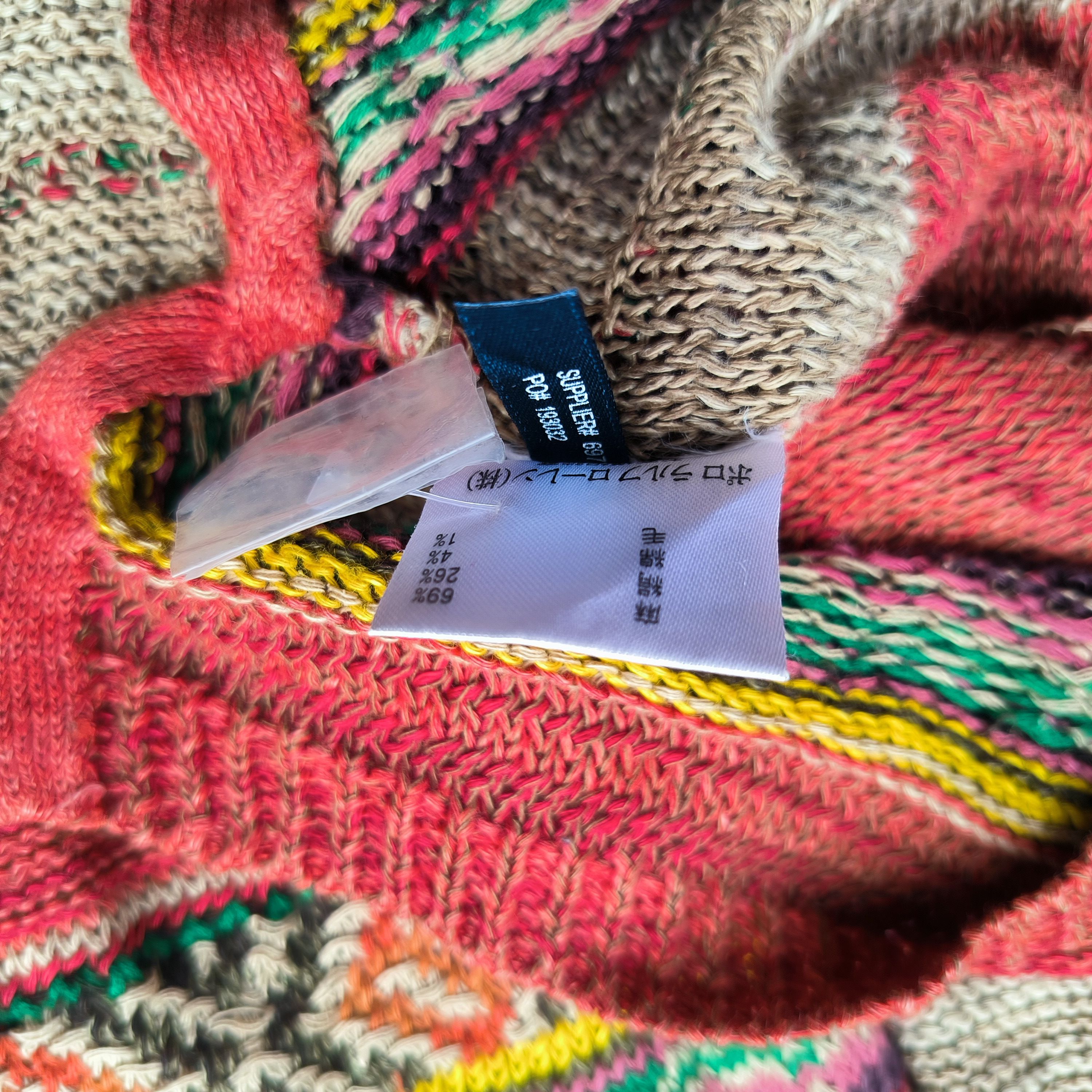 Polo Ralph Lauren Vintage Polo Ralph Lauren Aztec Linen Knit Sweater Size US M / EU 48-50 / 2 - 6 Thumbnail
