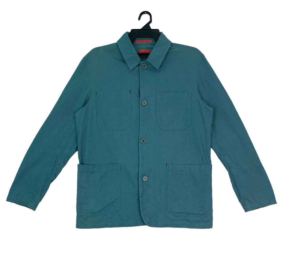 Yohji Yamamoto 90s INED Yohji Yamamoto red label tag workwear chore jacket Size US M / EU 48-50 / 2 - 1 Thumbnail