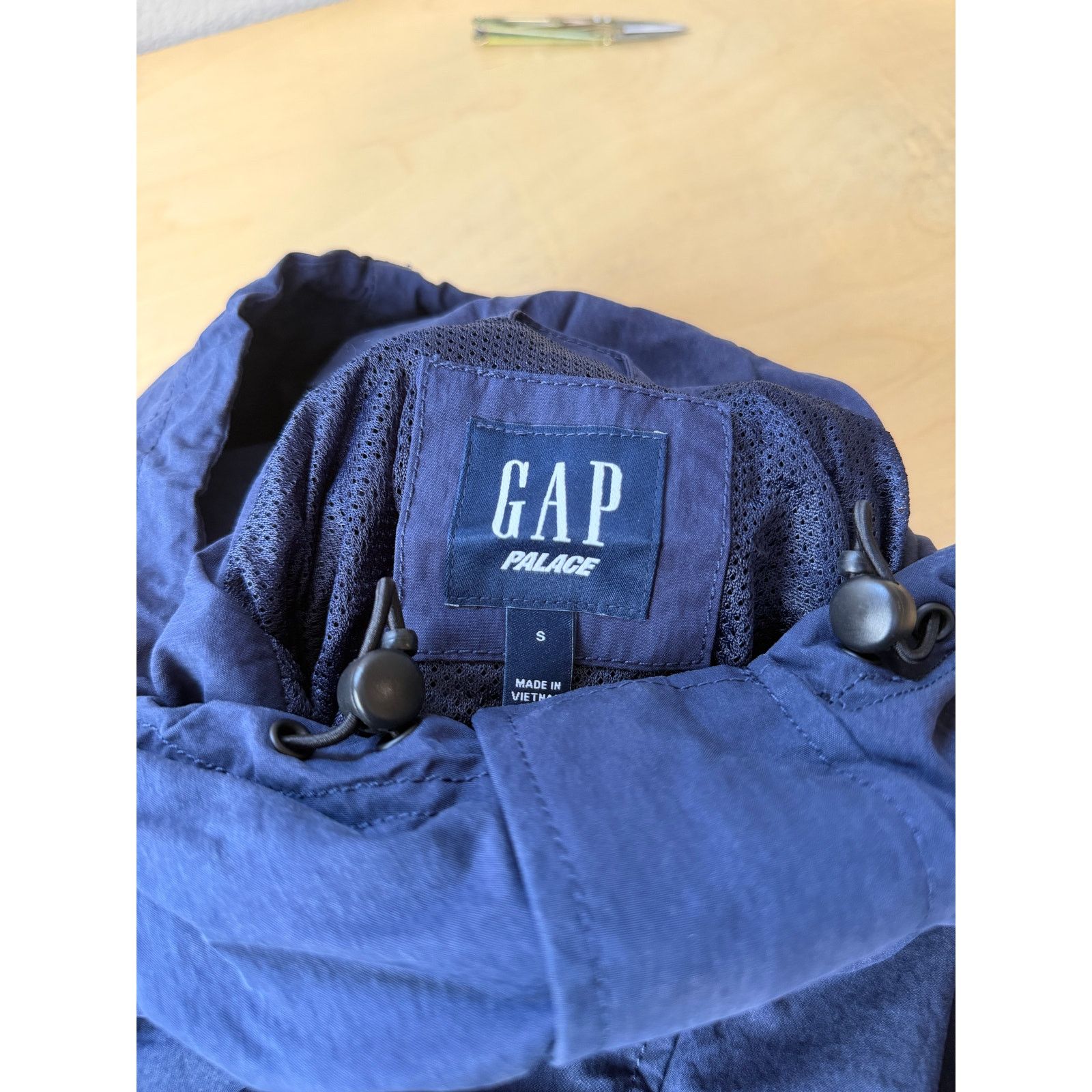Gap Palace x Gap Windbreaker Anorak Navy Blue Yellow Logo NWT Size US S / EU 44-46 / 1 - 11 Thumbnail