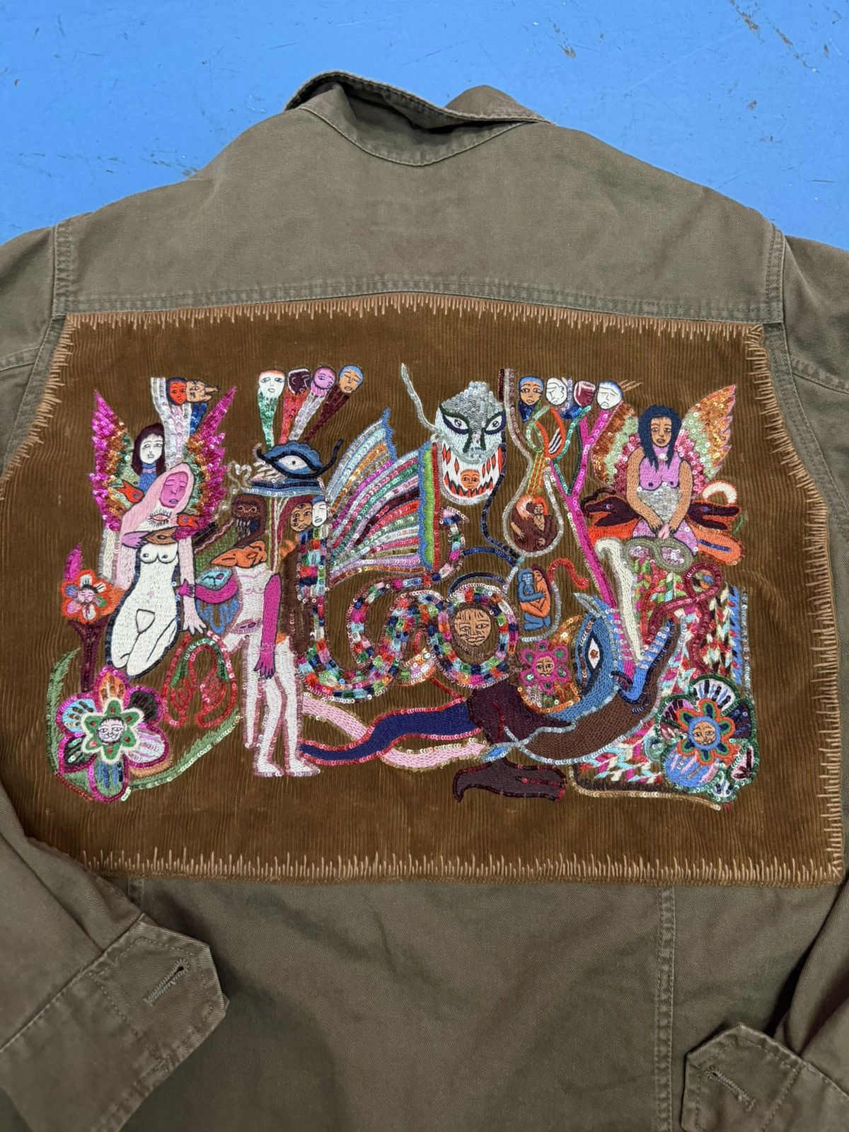Saint Laurent Paris SAINT LAURENT SS15 EMBROIDERED SAFARI JACKET Size US M / EU 48-50 / 2 - 1 Thumbnail