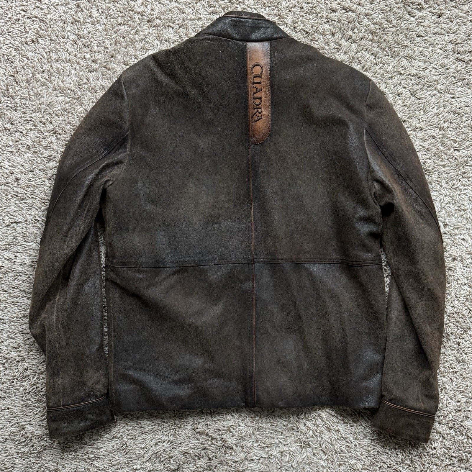Cuadra Cuadra Brown Leather Jacket Honey Ovine Lamb Leather Moto Size US M / EU 48-50 / 2 - 4 Thumbnail