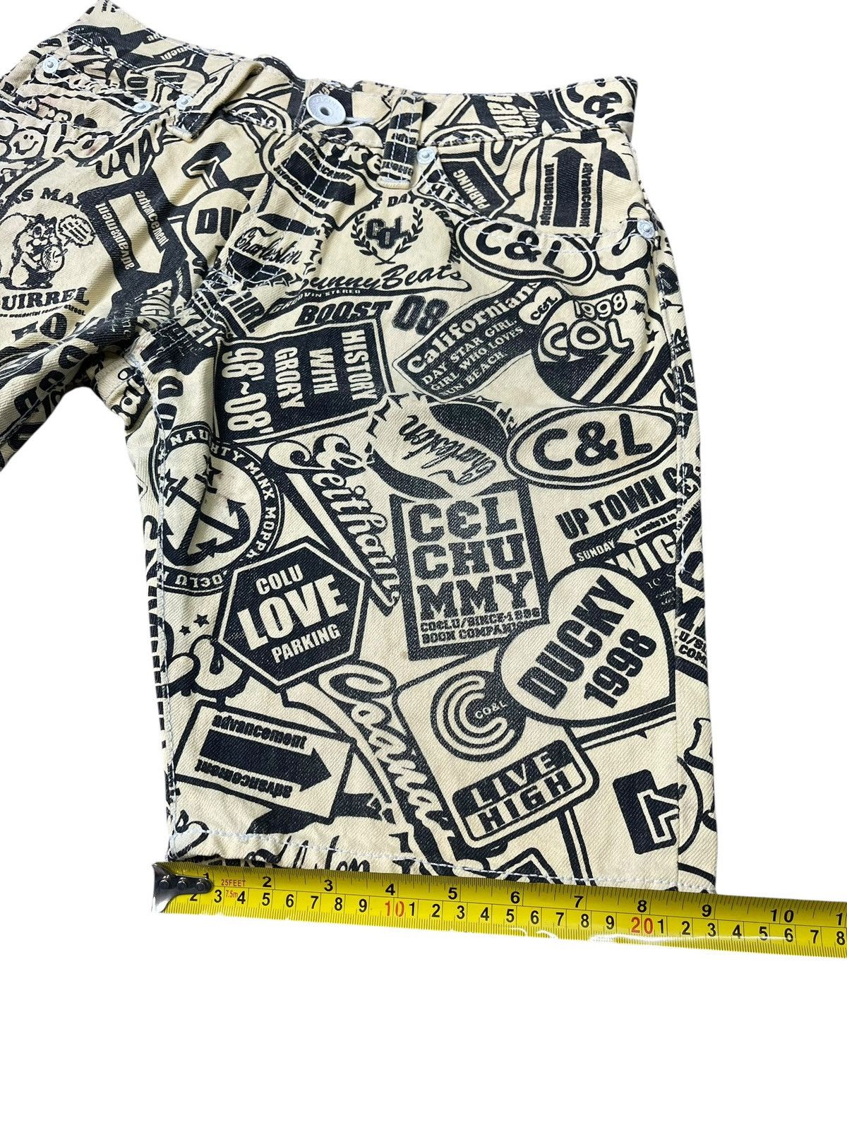 Japanese Brand Vintage CO & LU Short Full Print Size US 32 / EU 48 - 10 Thumbnail