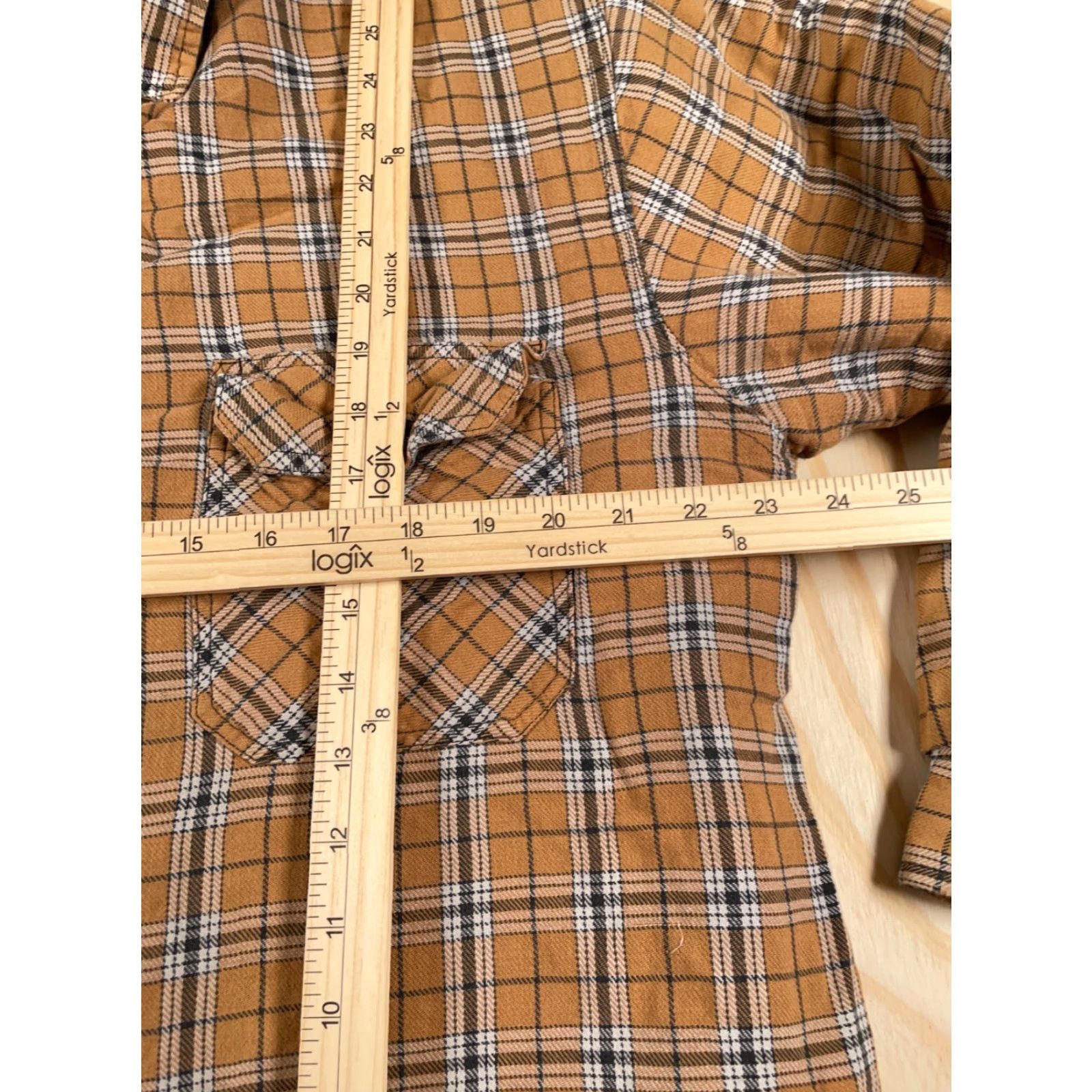 Thrasher VINTAGE Marino Bay Thrashed Sherpa Lined Flannel Shirt Jacket Adult Large Brown Plaid Distressed Workwear Mens Regular Jacket Size US L / EU 52-54 / 3 - 5 Thumbnail