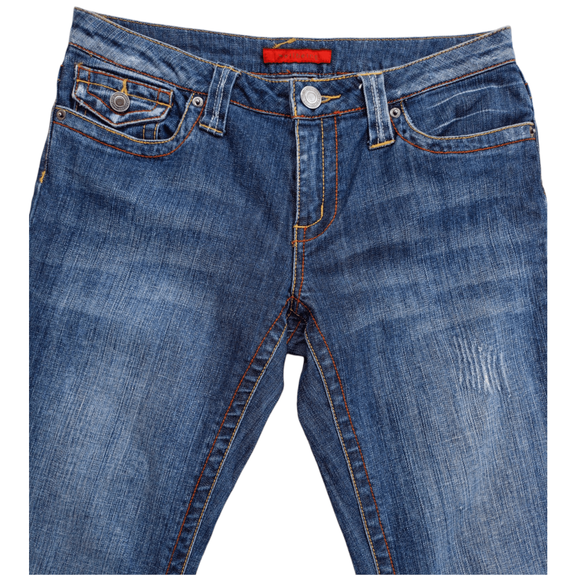 Japanese Brand × Vintage Wellbeing Classic Japanese Jeans Bootcut Vintage Denim Size 31" - 2 Thumbnail