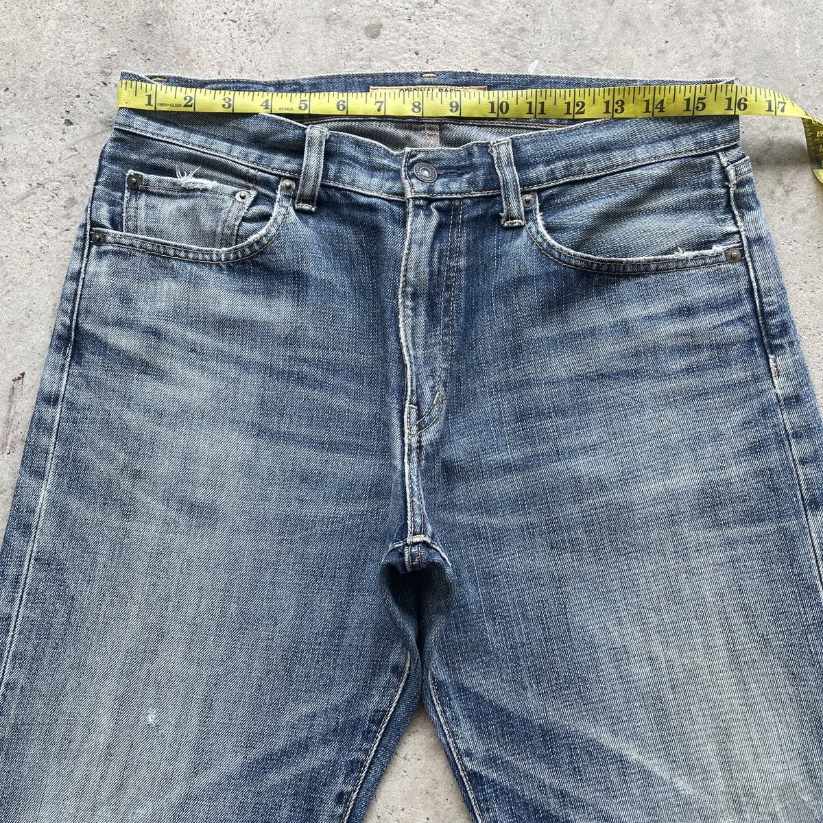 Japanese Brand W32 Vintage Japanese Distressed Jeans Faded Denim Pants Size US 32 / EU 48 - 5 Thumbnail