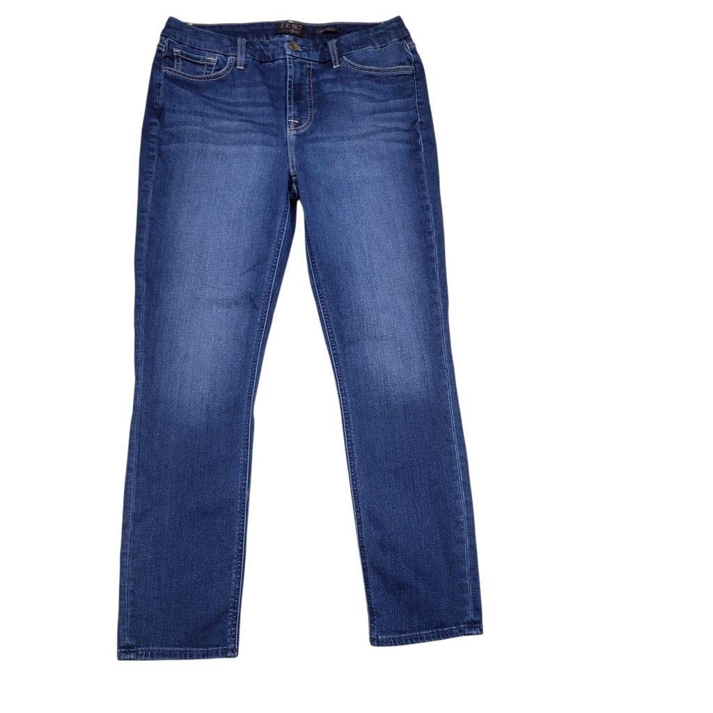 Jennifer Lopez Seven For All Mankind Jen7 Women's Medium Wash Blue Ankle Sk Size 30" / US 8 / IT 44 - 2 Thumbnail