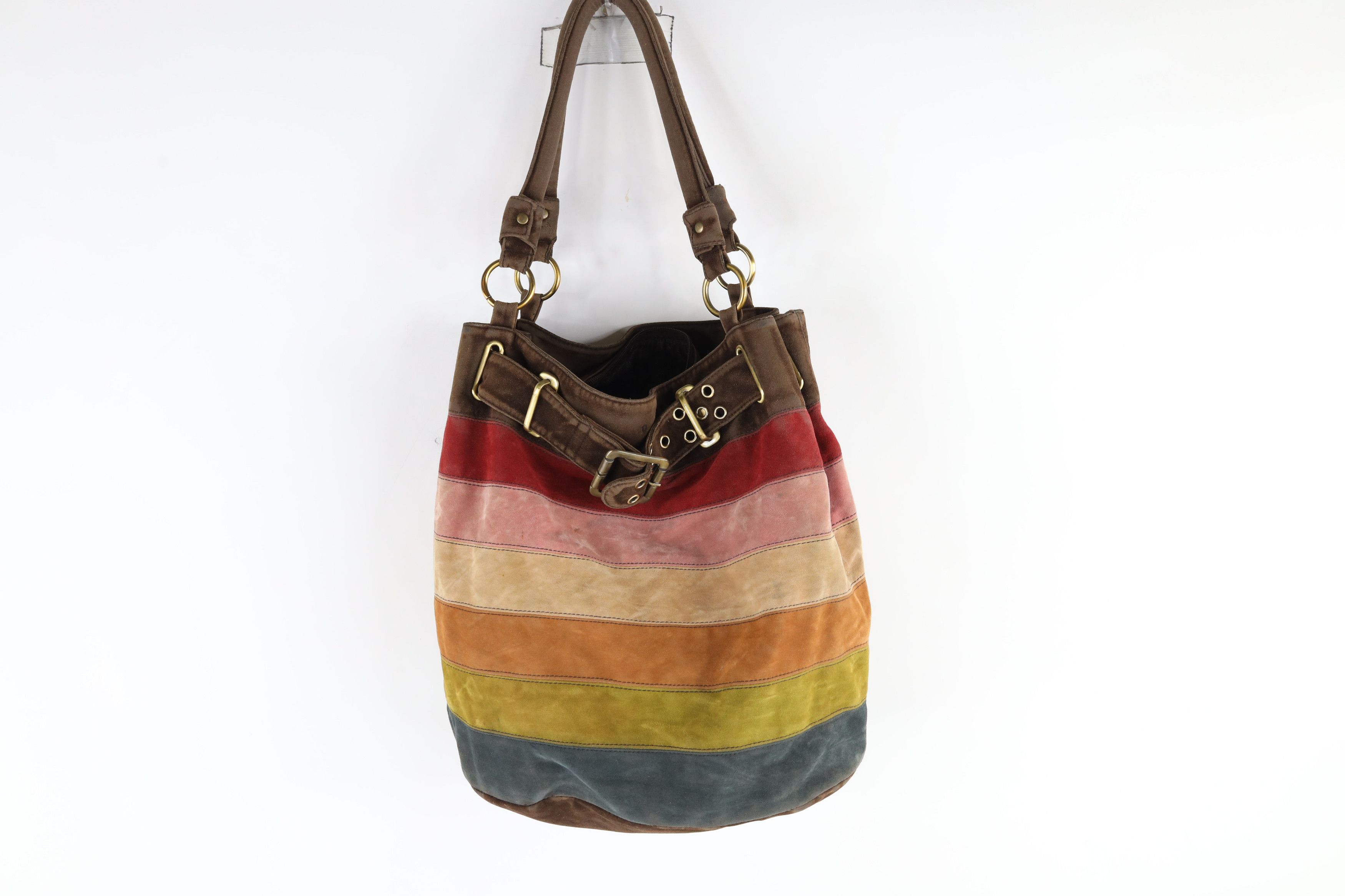 Vintage Vintage 90s Y2K Babydoll Streetwear Rainbow Hobo Buckle Bag Size ONE SIZE - 1 Thumbnail