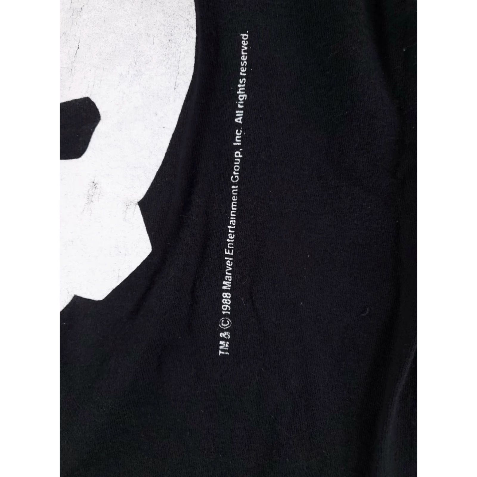 Fruit Of The Loom VINTAGE Punisher 90s Fruit of the Loom T-Shirt Mens L Black Single Stitch Made USA Size US L / EU 52-54 / 3 - 4 Thumbnail