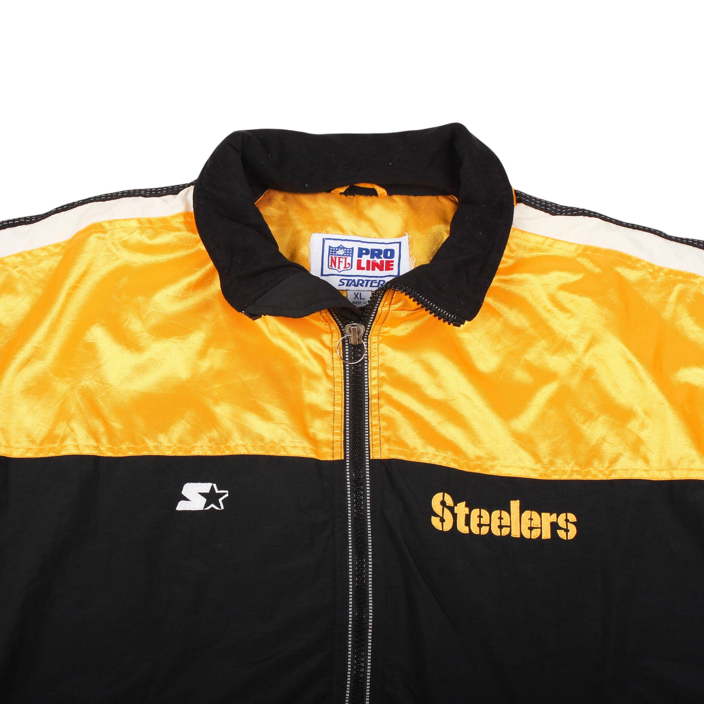 Starter Starter Pittsburgh Steelers Jacket NFL Pro Line 90s Size US XL / EU 56 / 4 - 12 Thumbnail