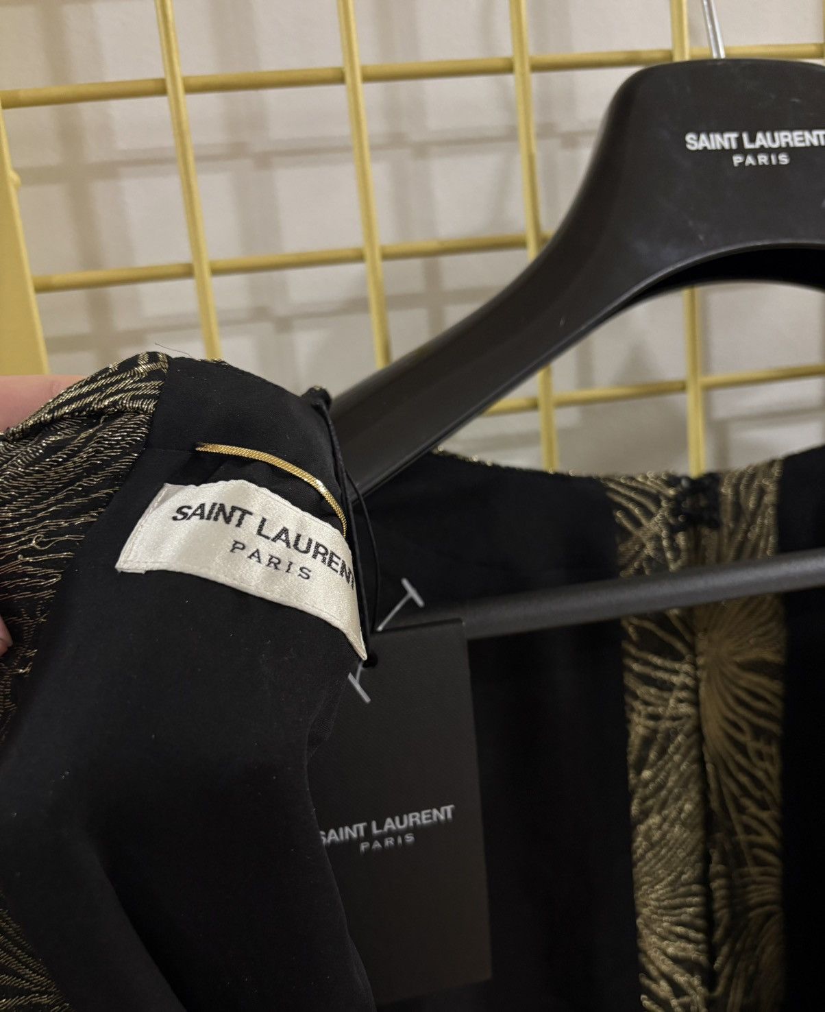 Saint Laurent Paris Saint Laurent “Golden Constellation” mini dress Size M / US 6-8 / IT 42-44 - 6 Thumbnail