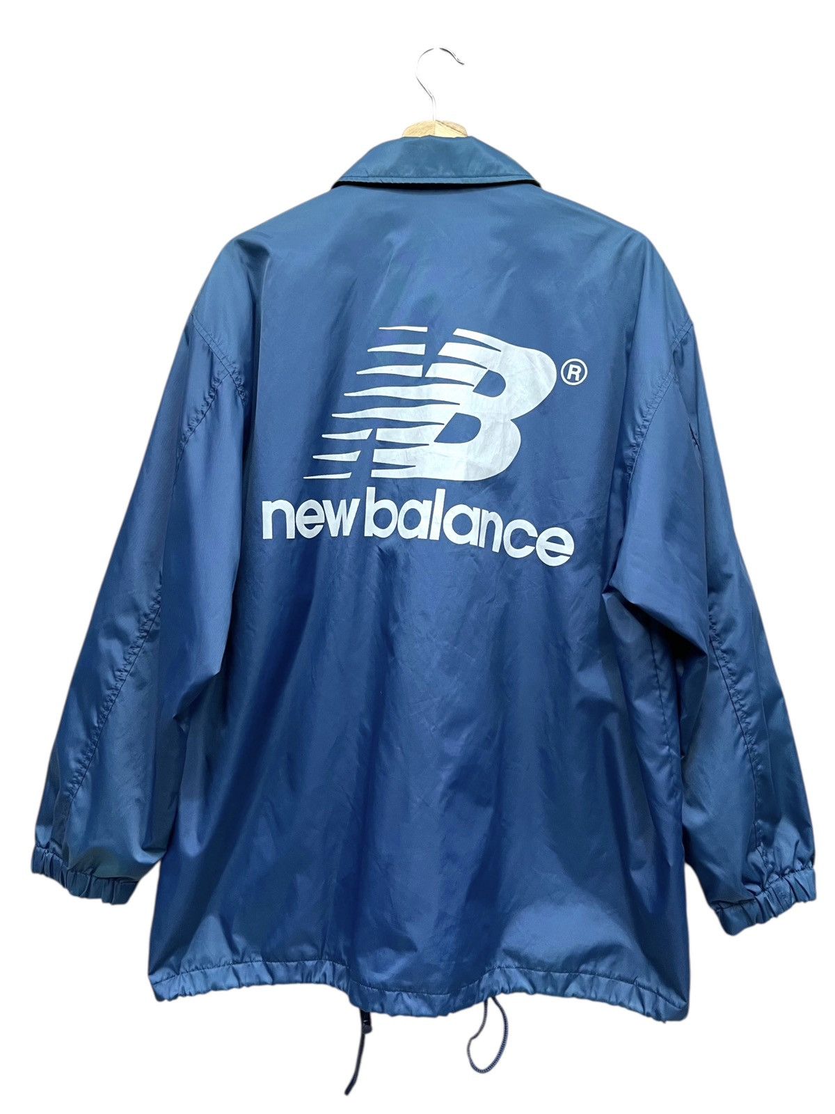 New Balance 🔥VINTAGE 90’s BIG LOGO🔥NEW BALANCE Sun Faded Nylon Jacket Size US M / EU 48-50 / 2 - 1 Thumbnail