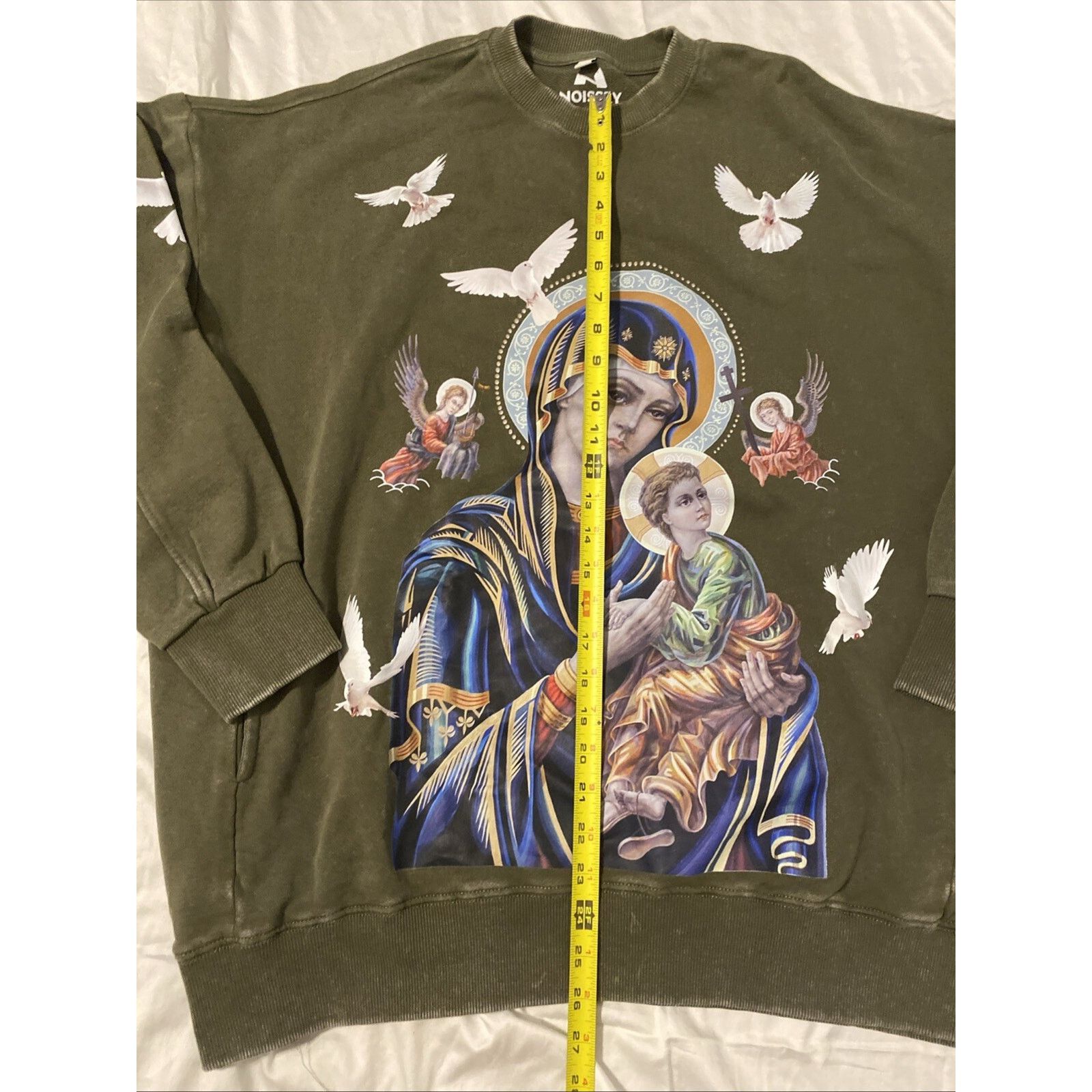 & Other Stories ALLURE Madonna and Child Thick Crewneck Sweatshirt Noissey Size US XL / EU 56 / 4 - 3 Thumbnail