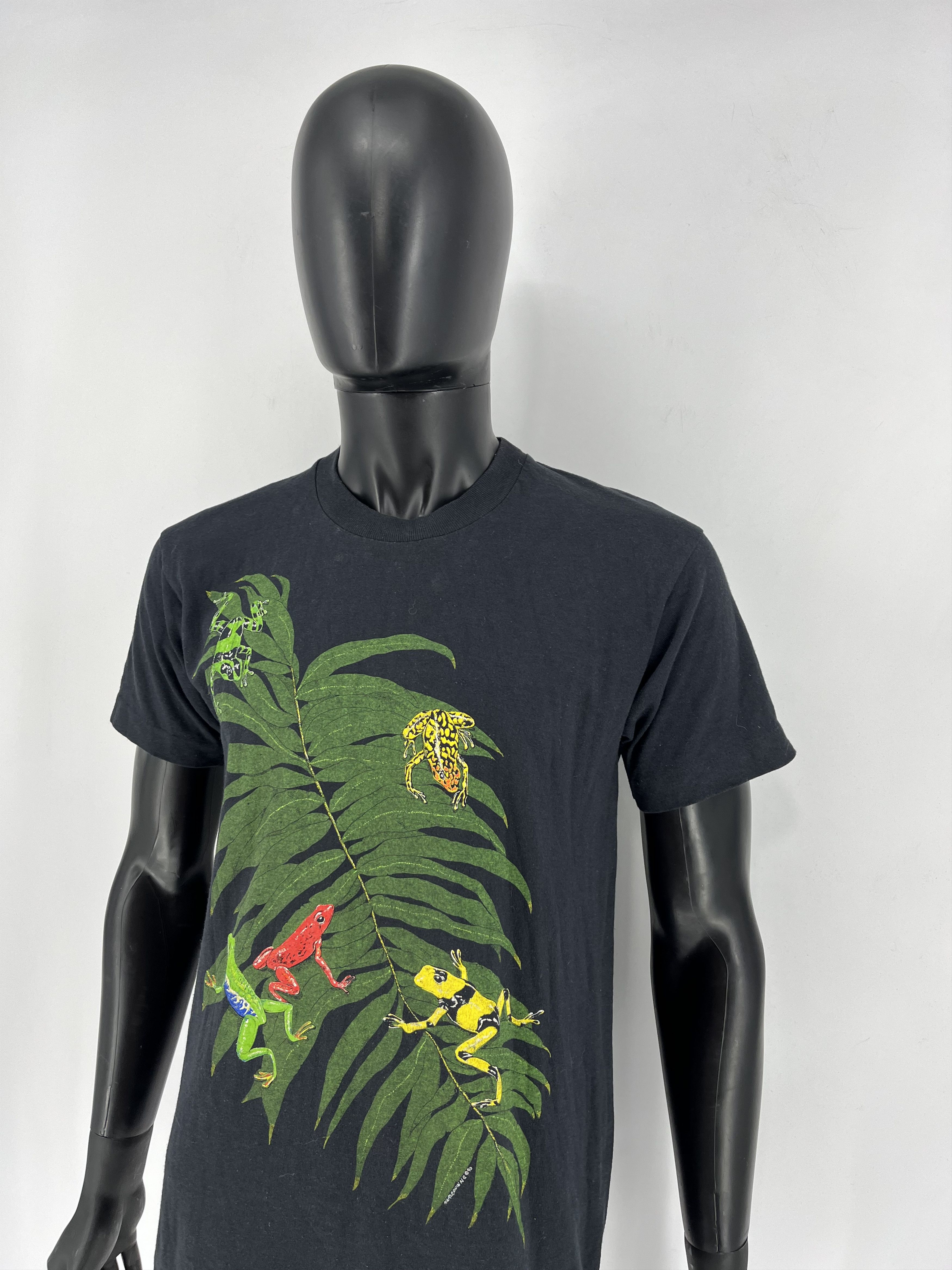 Vintage Vintage Harlequin Mens Wildlife Tree Frogs Single Stitch USA Size US M / EU 48-50 / 2 - 4 Thumbnail