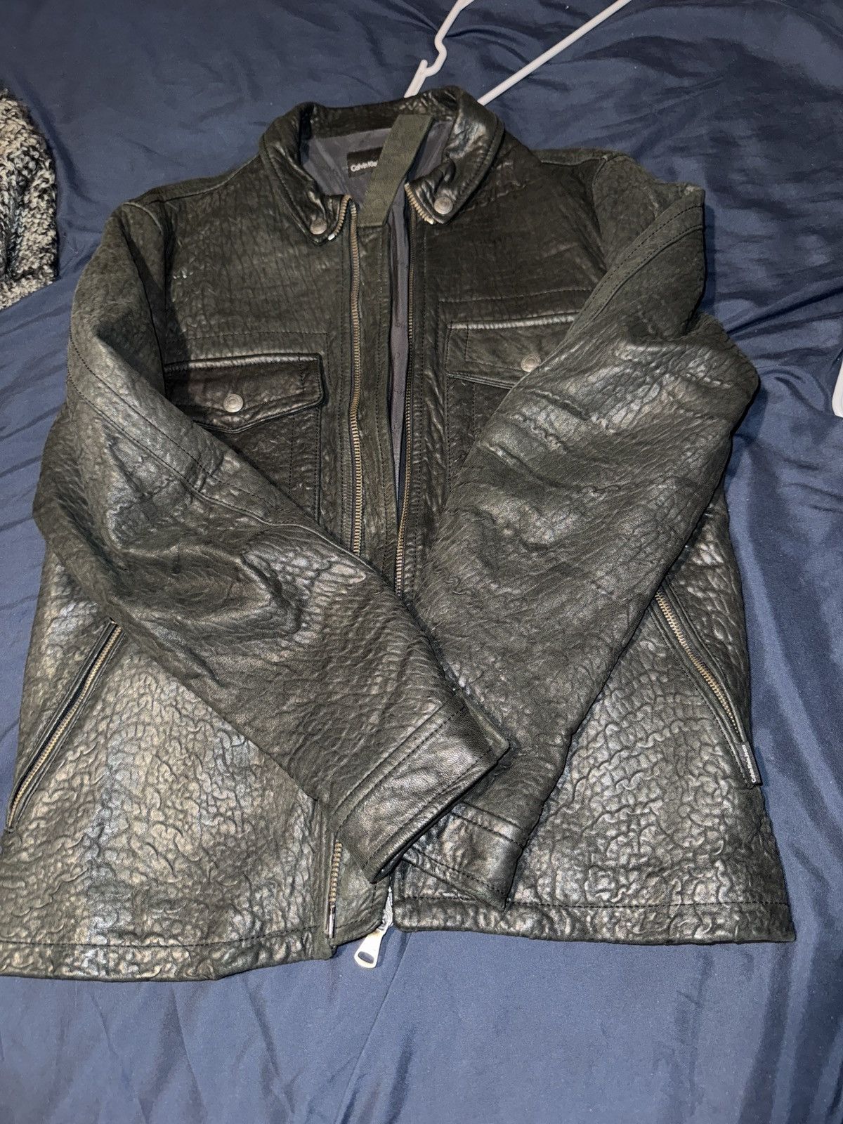Calvin Klein Calvin klein jeans leather jacket Size US L / EU 52-54 / 3 - 2 Thumbnail
