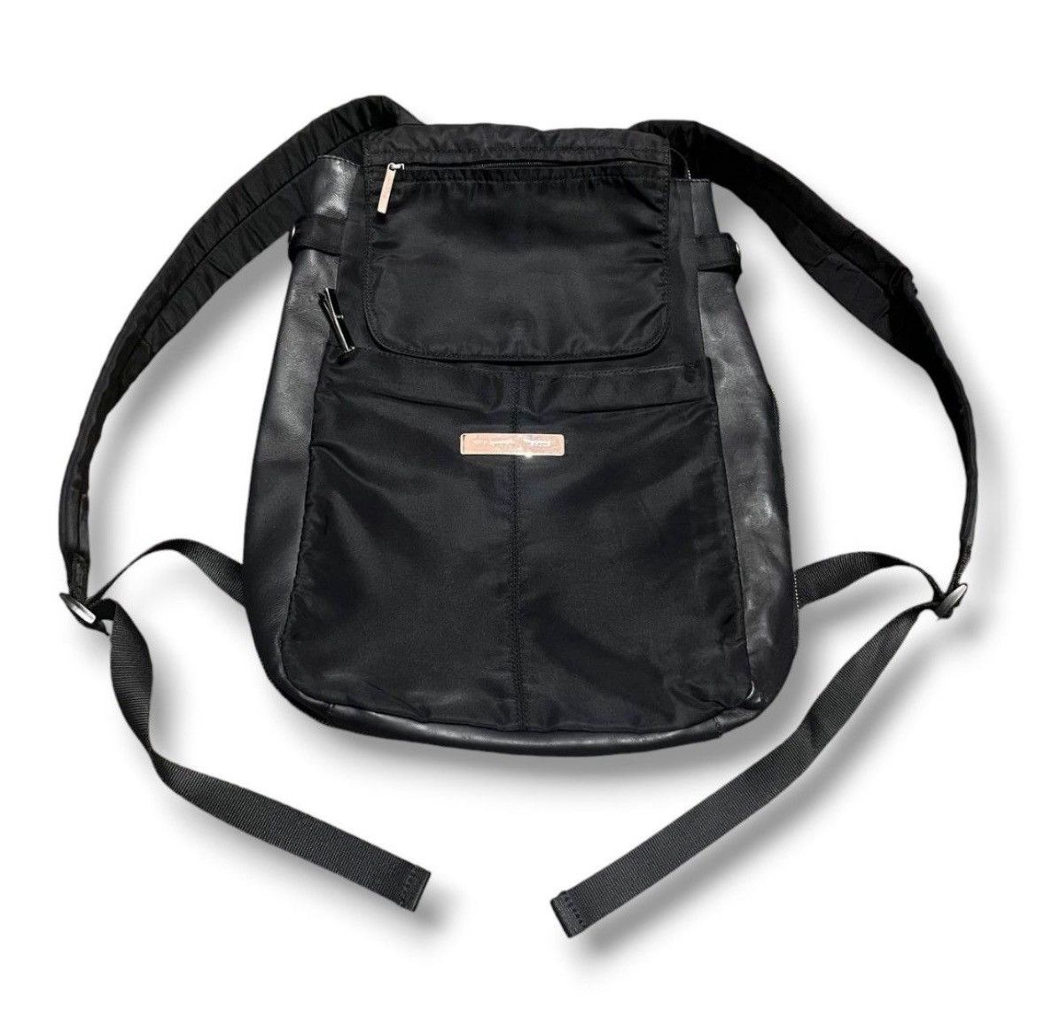 Japanese Brand × Y's × Yohji Yamamoto Y’saccs Fill it Empty It Yohji Yamamoto Backpack Size ONE SIZE - 2 Thumbnail