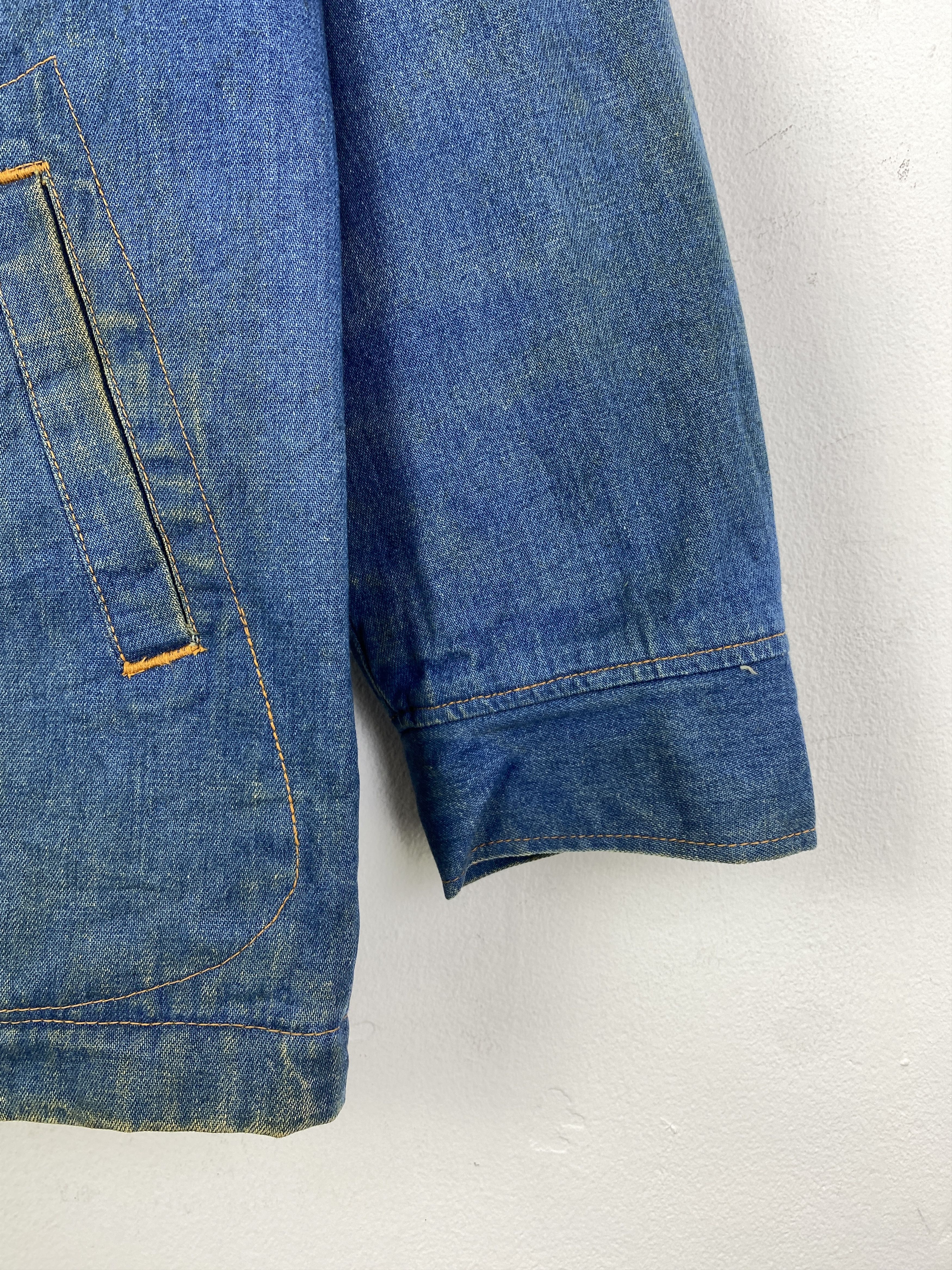 Wrangler Wrangler Corduroy Collar Zip-Front Denim Work Jacket JA0233 Size US S / EU 44-46 / 1 - 12 Thumbnail
