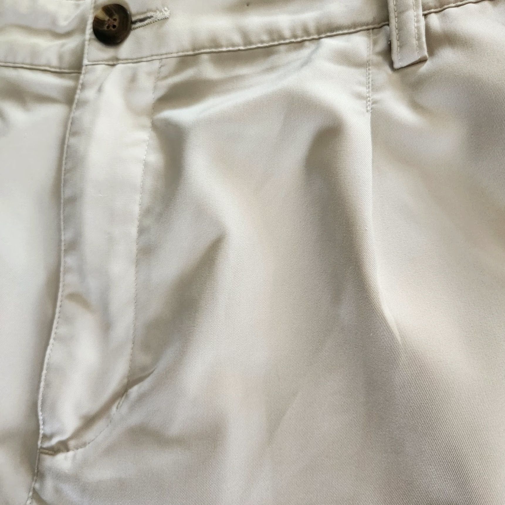 Adidas Adidas Golf Shorts Men 38 10" Flat Front Beige Medium Wash Climalite Quick Dry Size US 38 / EU 54 - 2 Thumbnail