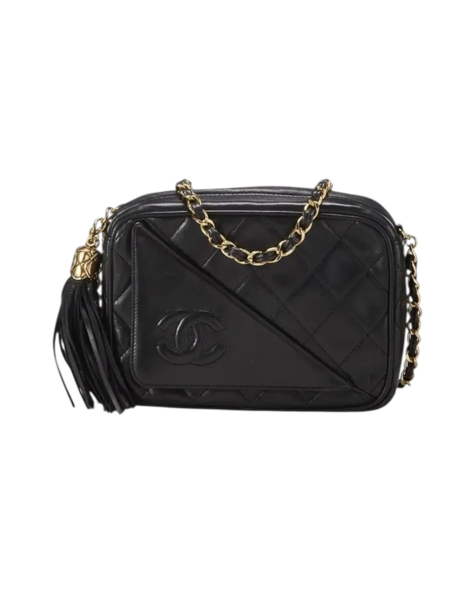 Chanel Chanel 1989-1991 Inrerlocking CC Camera Bag Size ONE SIZE - 1 Thumbnail