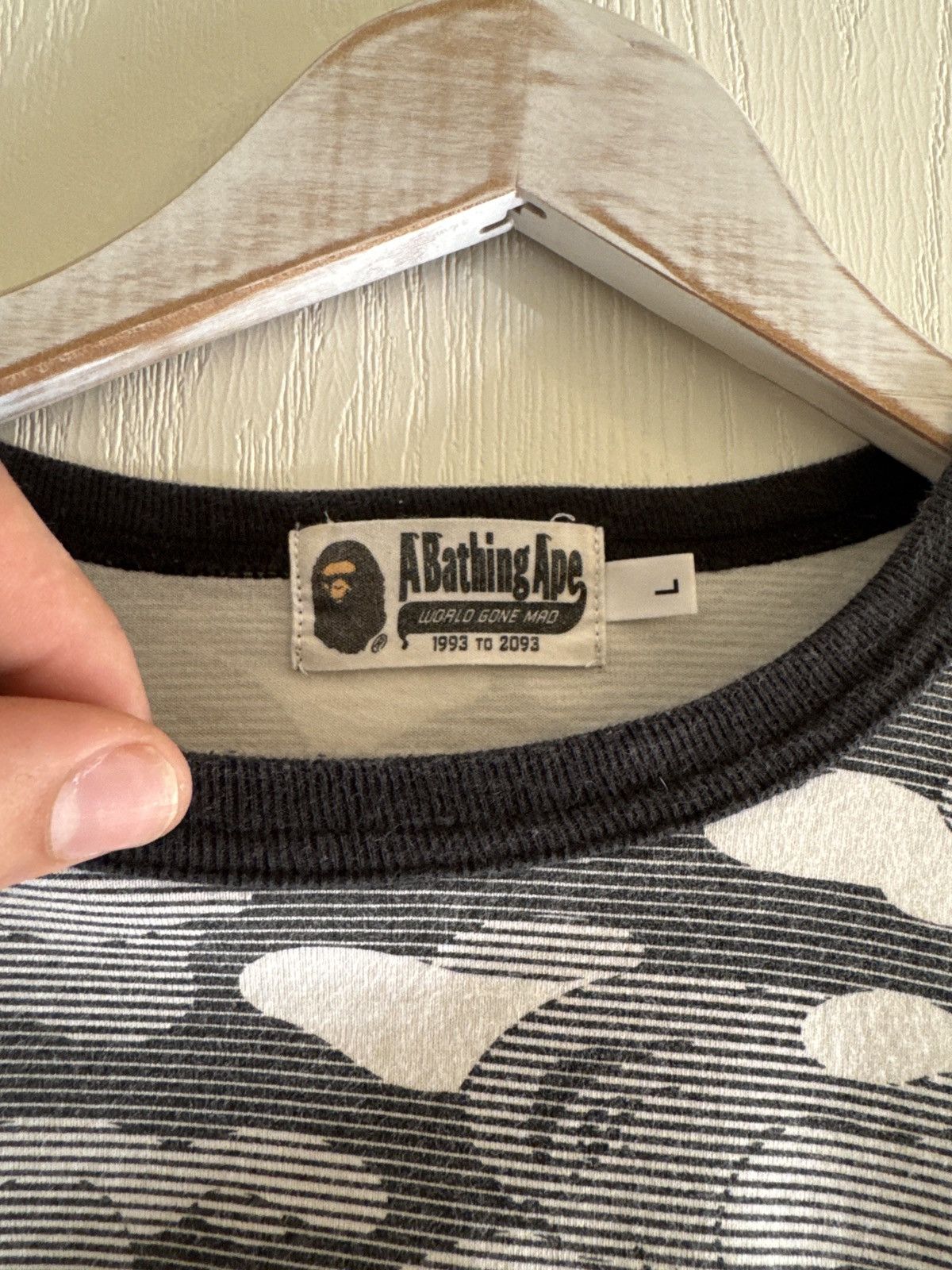 Bape Bape Vintage Pop Art LS Tee Size US L / EU 52-54 / 3 - 3 Thumbnail