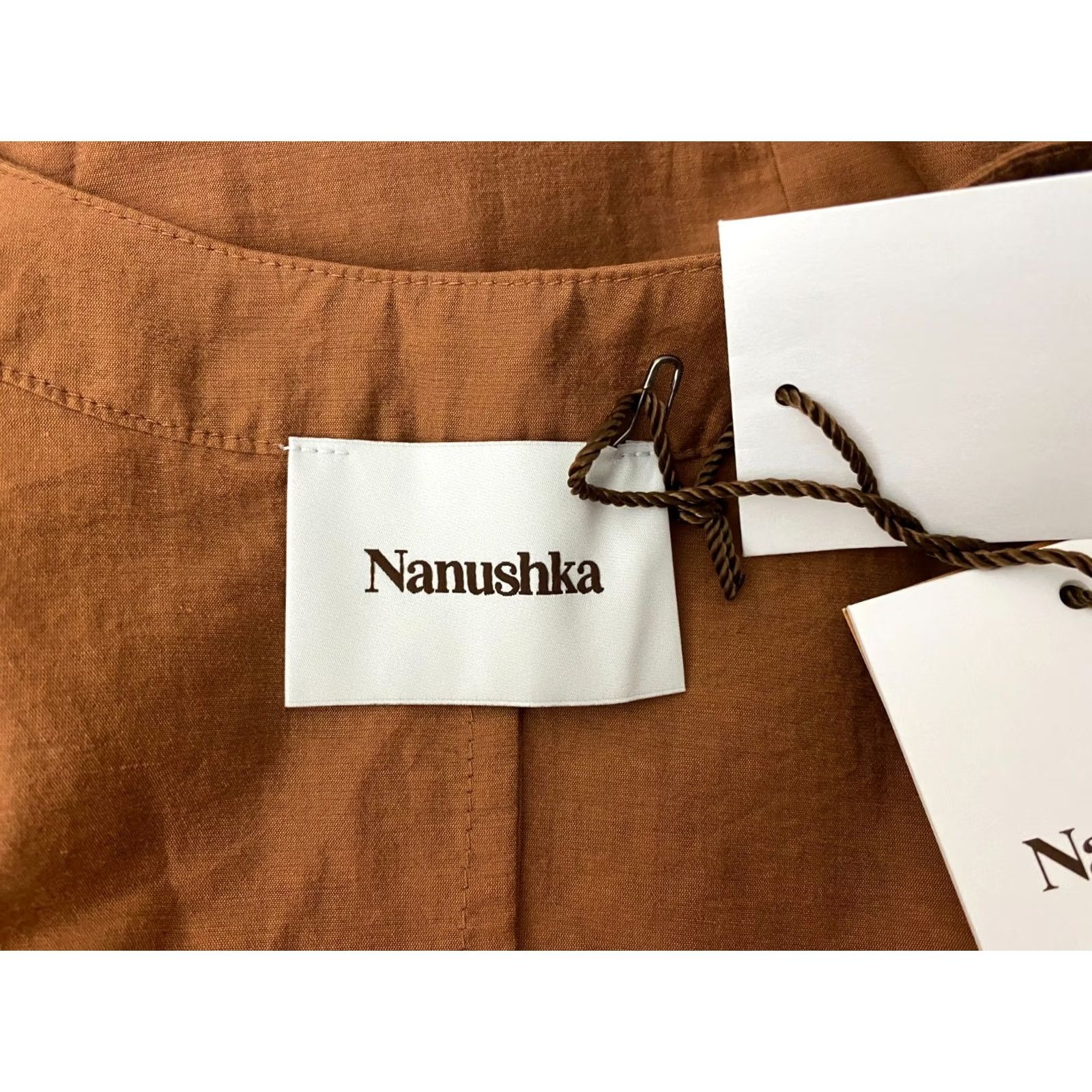 Nanushka Nanushka womens brown button front dress Size XS BNWT Size XS / US 0-2 / IT 36-38 - 5 Thumbnail