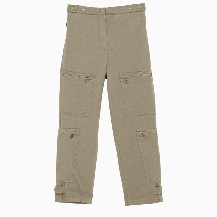 Fendi o1d2blof0824 Cargo Trouser With Zip in Grey Size 27" / US 4 / IT 40 - 1 Thumbnail