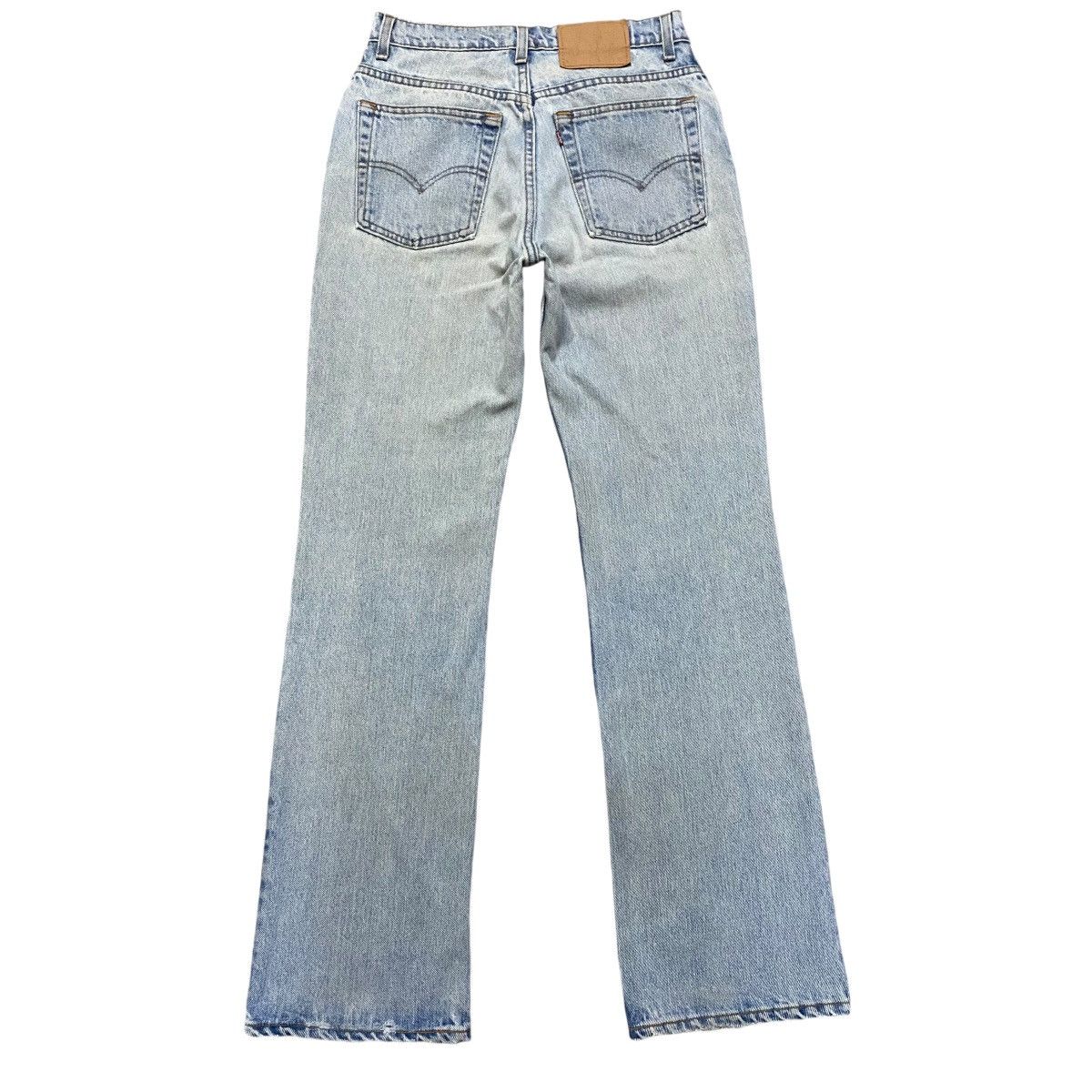Levi's Vintage 90s Levis 517 Flare Jeans Sky Blue Size US 29 - 2 Thumbnail