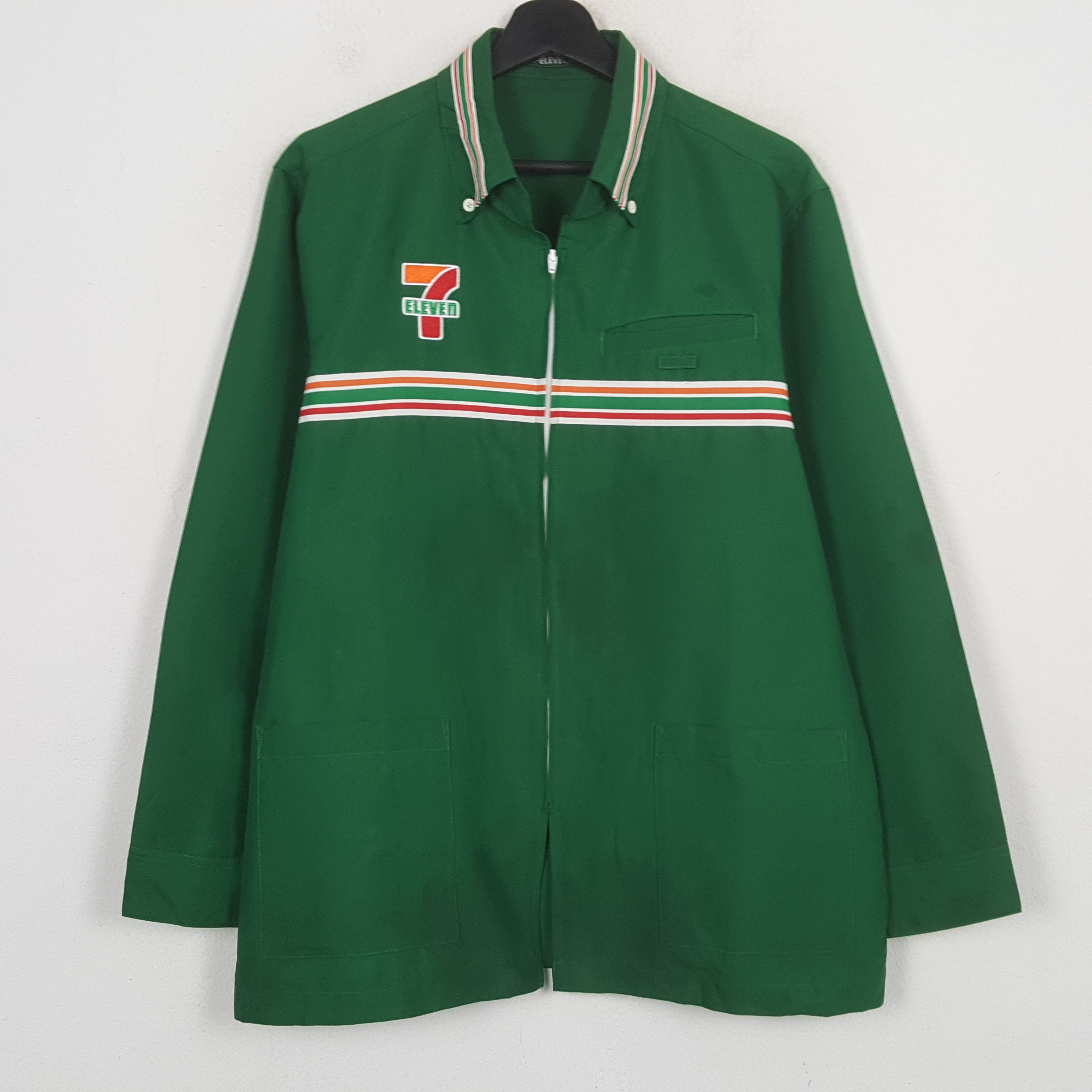 Vintage 7 Eleven Workwear Uniform Jacket C299N45 Size US M / EU 48-50 / 2 - 3 Thumbnail