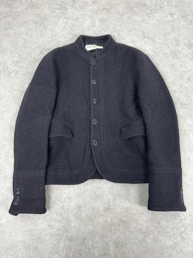 John Galliano AW2018 John Galliano Black Buttoned Wool Classy Jacket Size 42R - 1 Thumbnail