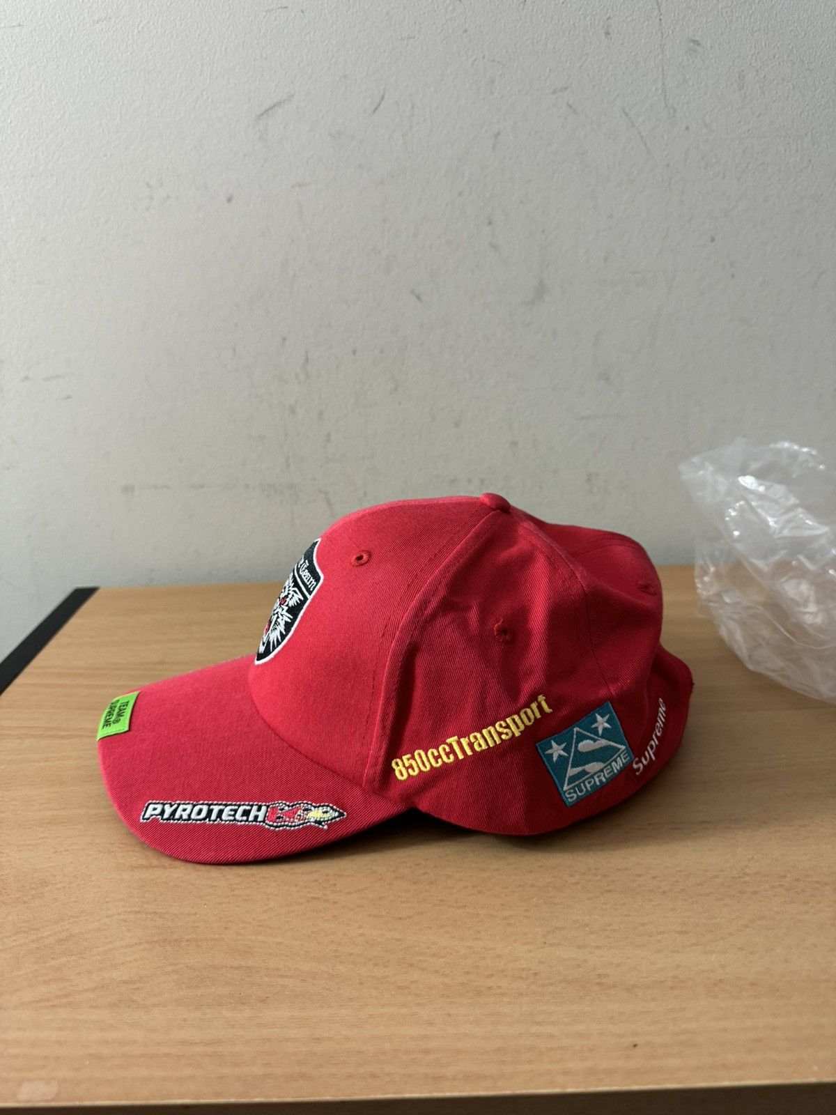 Supreme Supreme Racing Team 6-Panel Cap Red Size ONE SIZE - 2 Thumbnail
