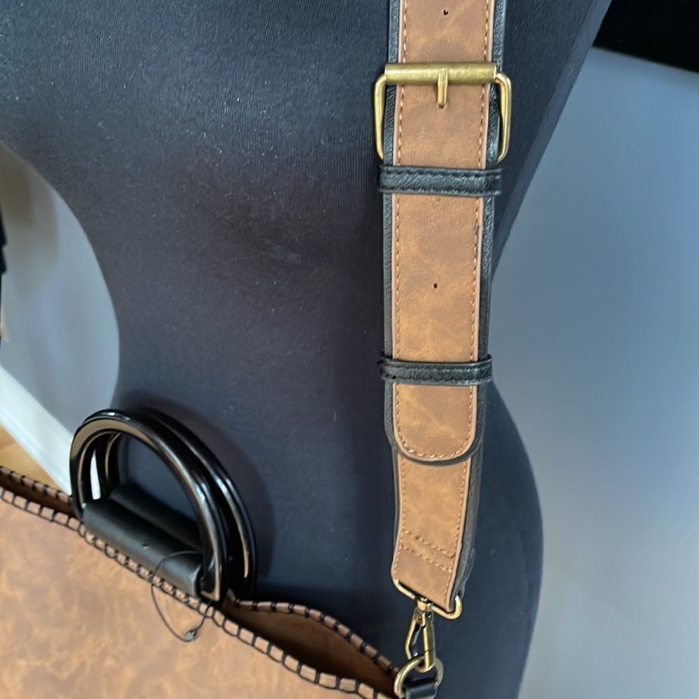 Desigual Desigual vegan embossed leather, studded shoulder bag. Matc Size ONE SIZE - 6 Thumbnail