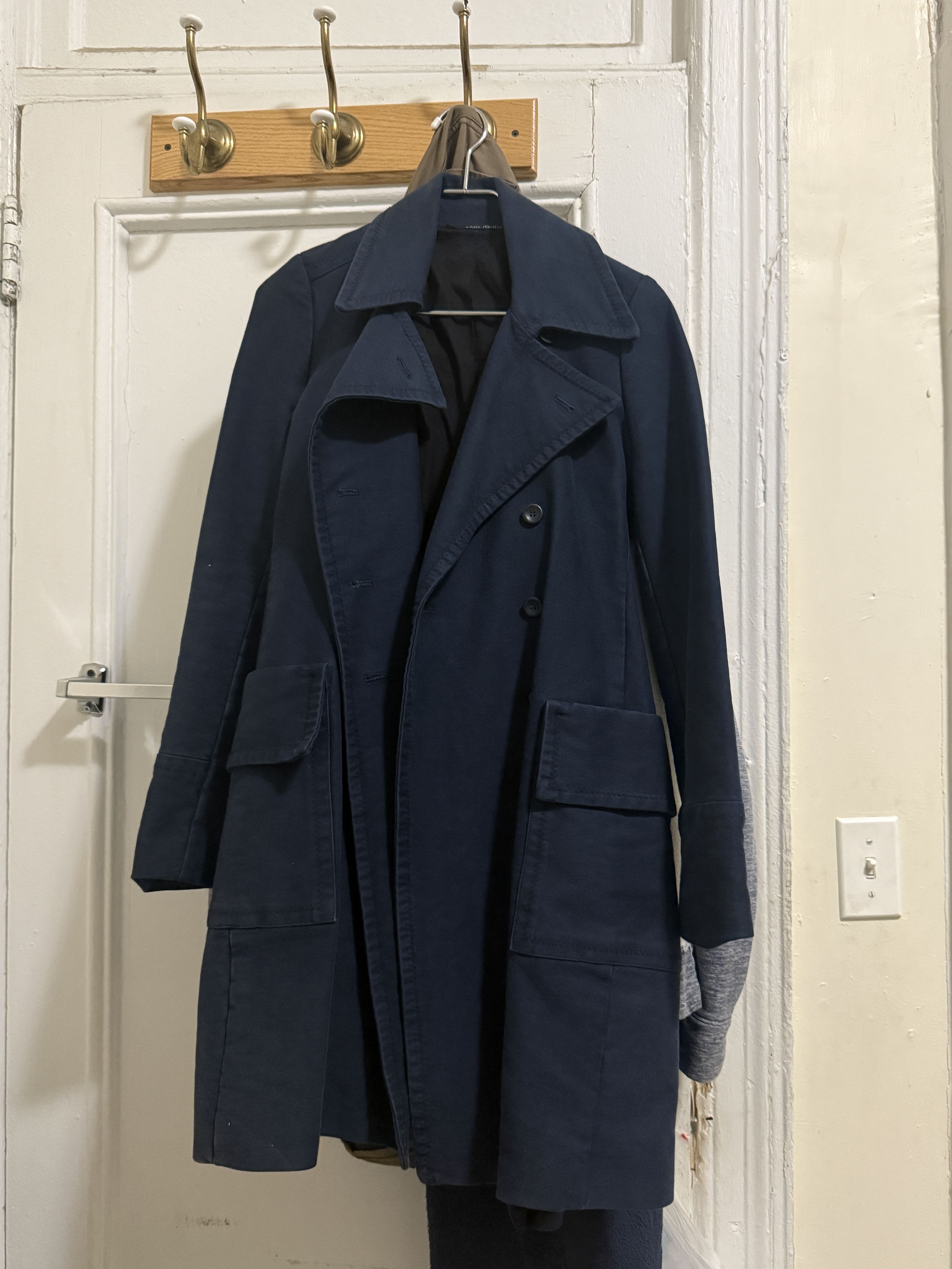 hannes roether Navy coat Size S / US 4 / IT 40 - 1 Thumbnail
