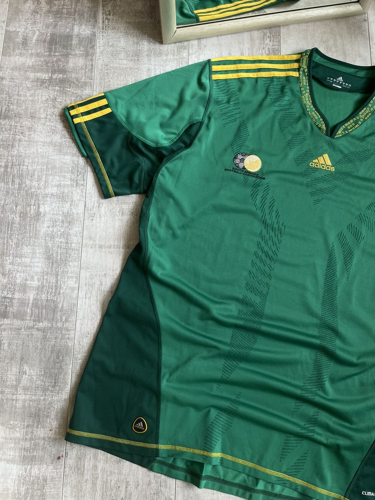 Adidas × Vintage Vintage Adidas South Africa 2010 Football Shirt Jersey RARE Size US XXL / EU 58 / 5 - 5 Thumbnail