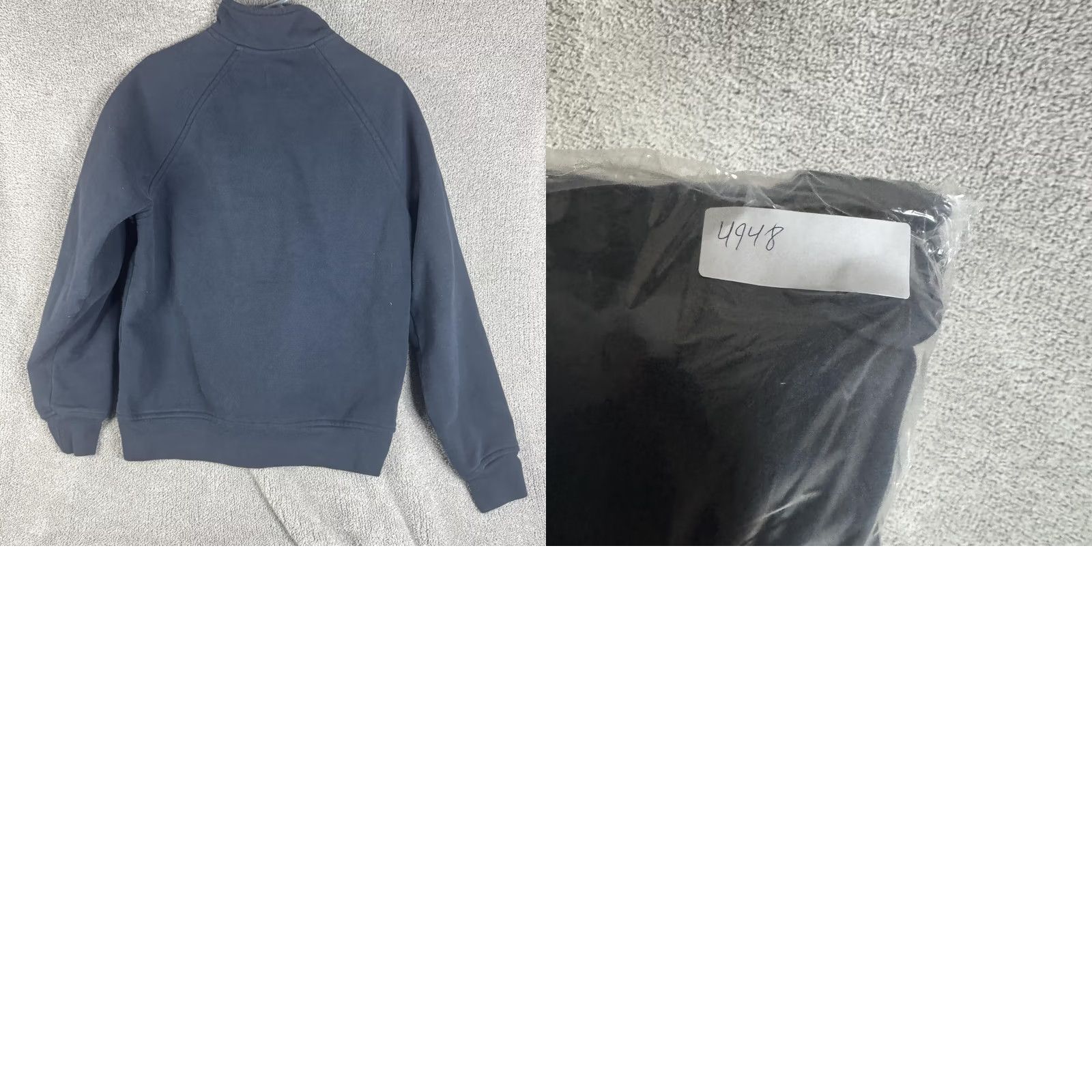 Flint And Tinder Flint and Tinder Sweatshirt Mens Large Blue 1/4 Zip Fleece Pullover Mock Neck Sweatshirt Mens L Blue 1/4 Zip Pockets Cotton fleece Vintage No Size US L / EU 52-54 / 3 - 9 Thumbnail
