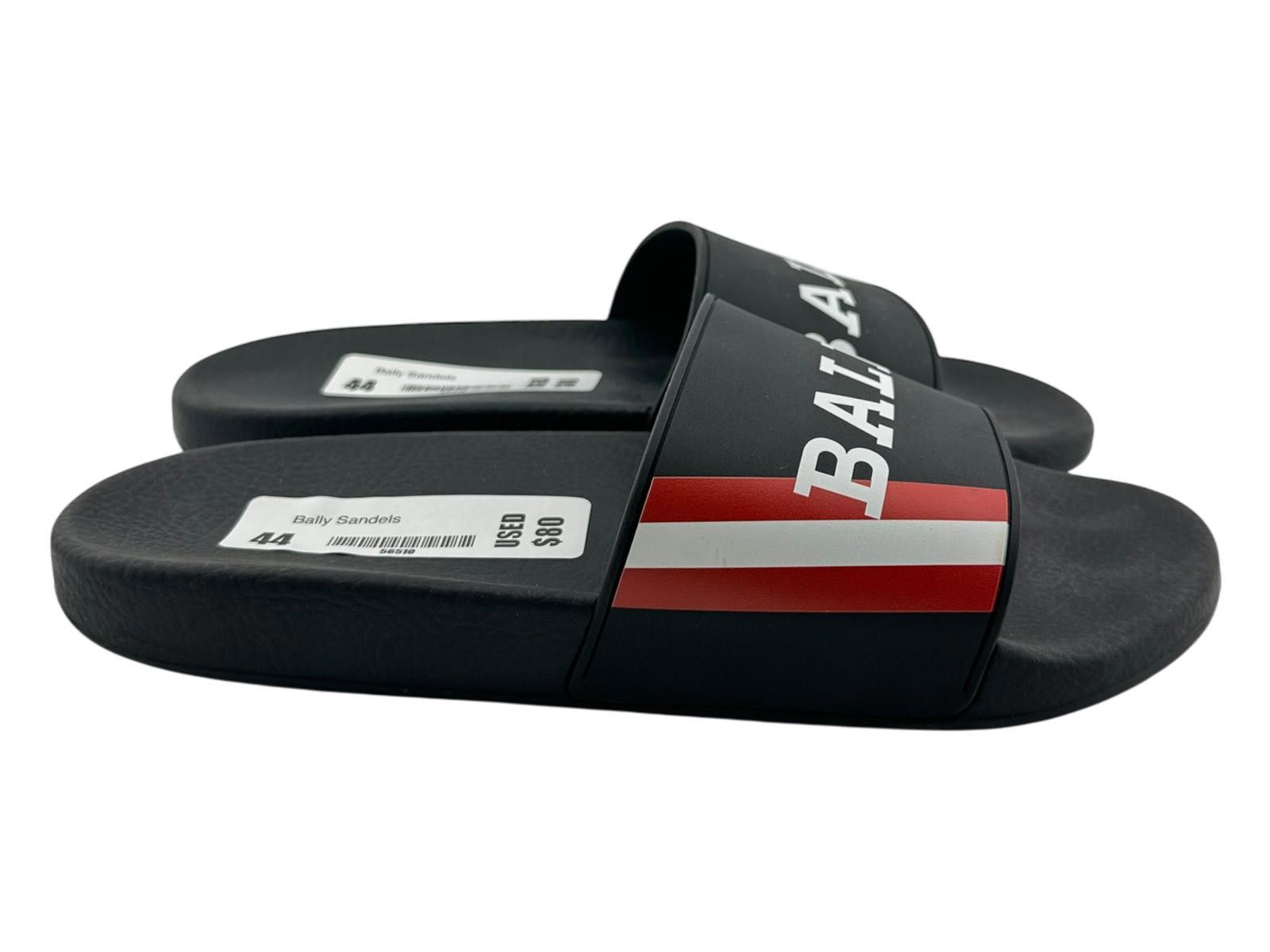 Bally Bally Sandals Black Red White 44 Used Size US 11 / EU 44 - 3 Thumbnail