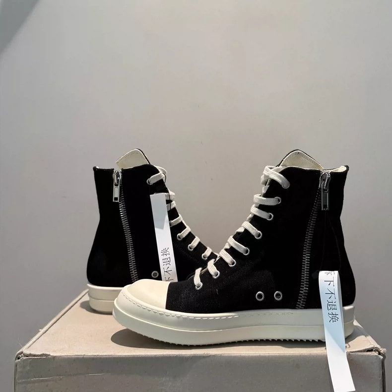 Rick Owens rick owens High-top Converse board shoes made of double-thr Size US 8 / IT 38 - 4 Thumbnail