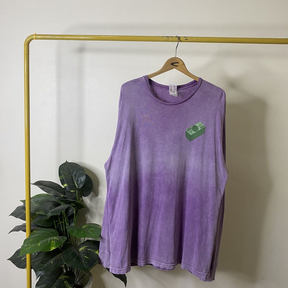 RIPNDIP Washed Purple Big Graphic LS Skater T Shirt Size US XXL / EU 58 / 5 - 12 Thumbnail