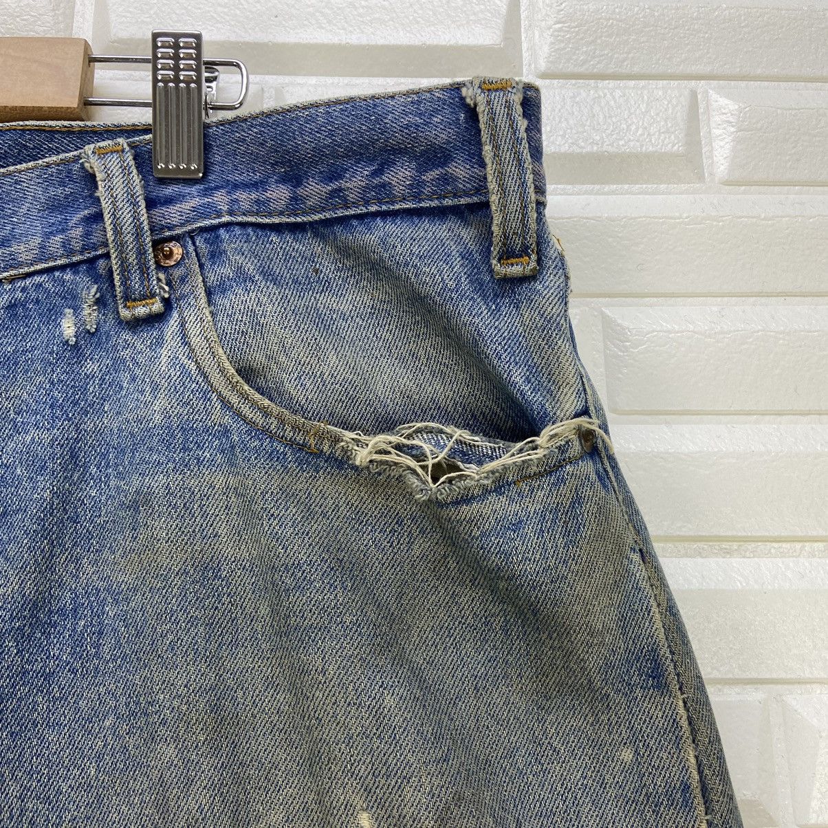 Levi's Vintage Clothing Vintage Levi’s 501 Denim Pants Size US 39 - 6 Thumbnail