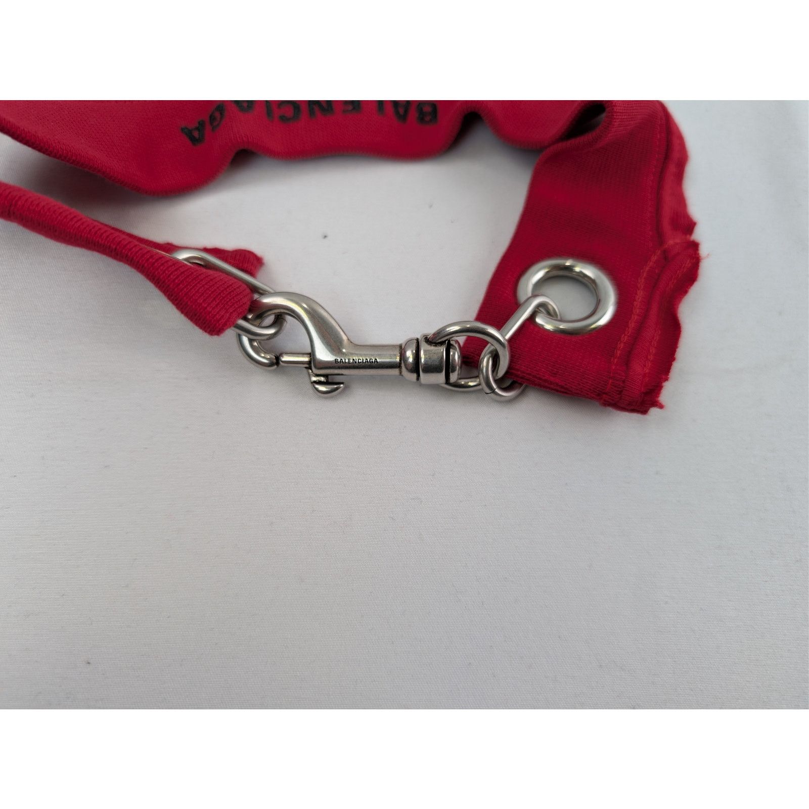 Balenciaga o1rshd1 Size:S/ Unisex Cotton & Brass Collar Choker Necklace Size ONE SIZE - 4 Thumbnail