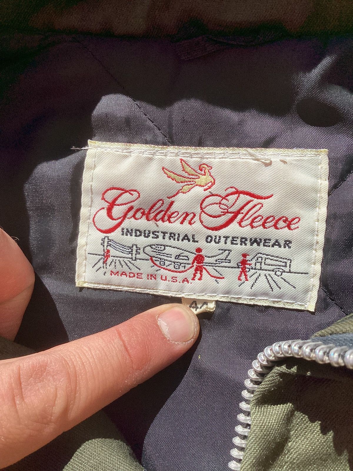 Other Vintage golden fleece industrial outerwear USA made 44 jackt Size US XL / EU 56 / 4 - 6 Thumbnail