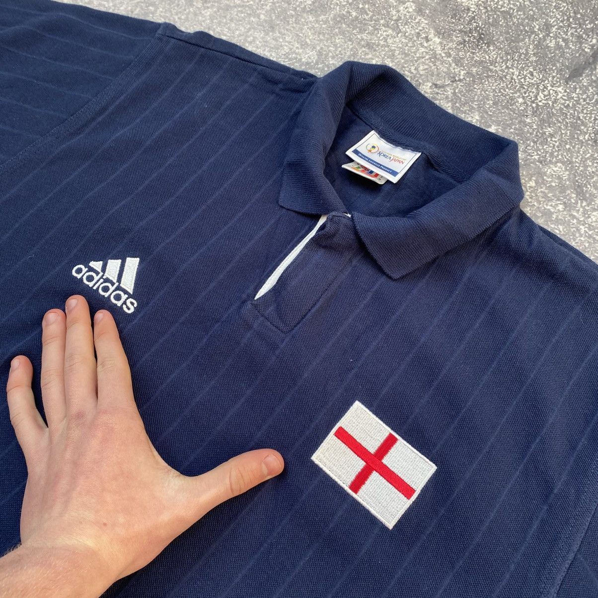 Vintage Vintage Adidas England 2002 Korea Japan World championship Size US M / EU 48-50 / 2 - 3 Thumbnail