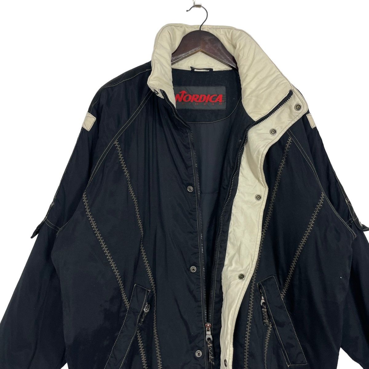 Vintage Vintage Nordica Skiwear Ski Jacket Winter Season Streetwear Size US L / EU 52-54 / 3 - 9 Thumbnail