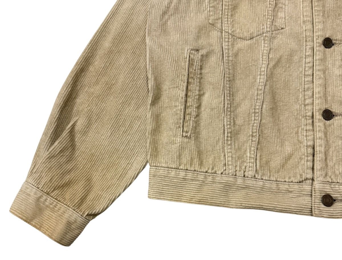 Vintage Lucky Strike Corduroy Trucker Western Jacket