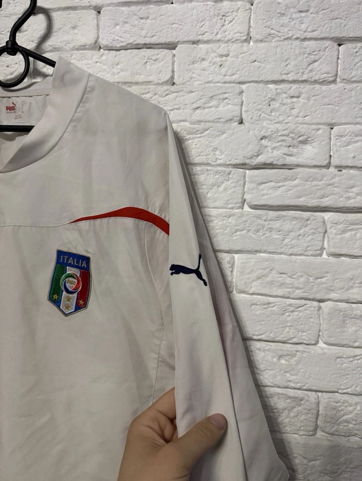Puma Puma Italy 10/11 Trainig Jersey Nylon Longsleeve Football Size US L / EU 52-54 / 3 - 3 Thumbnail