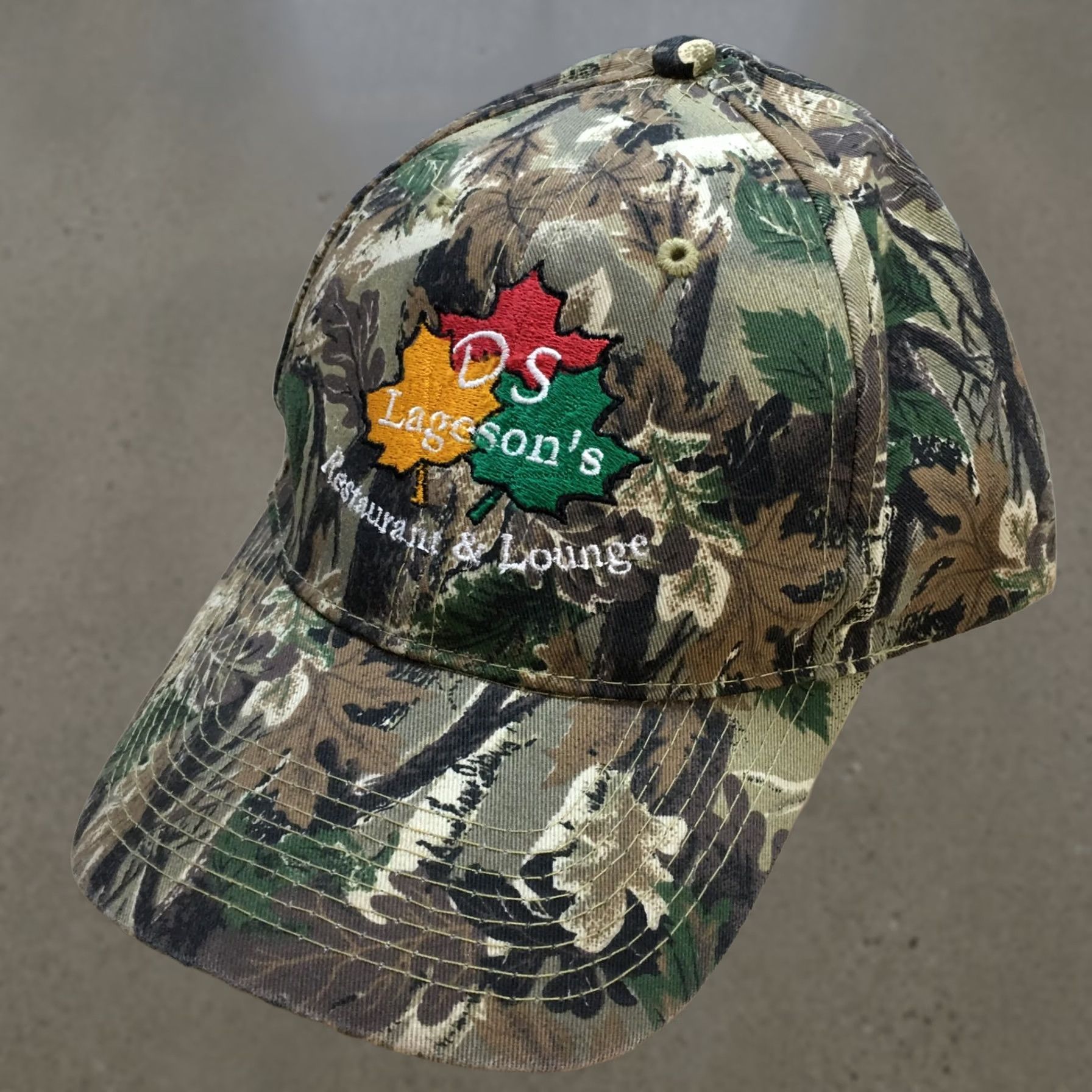 Vintage Nike Shirt Mens Green Brown Camo OS Curved Brim Adjustable Size ONE SIZE - 1 Thumbnail